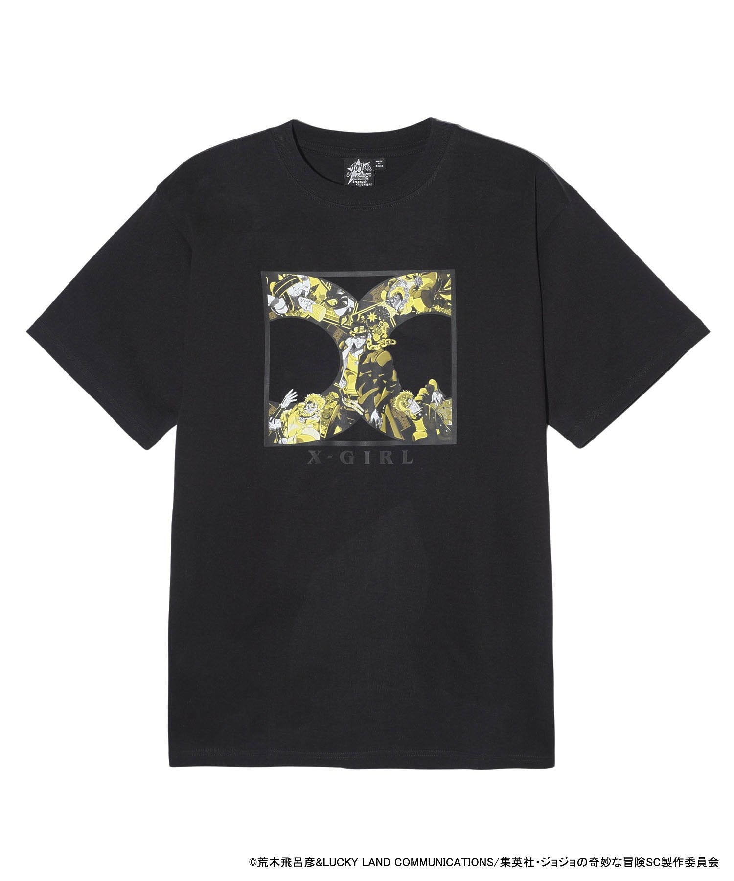 X-girl×ジョジョの奇妙な冒険SC X LOGO S/S TEE