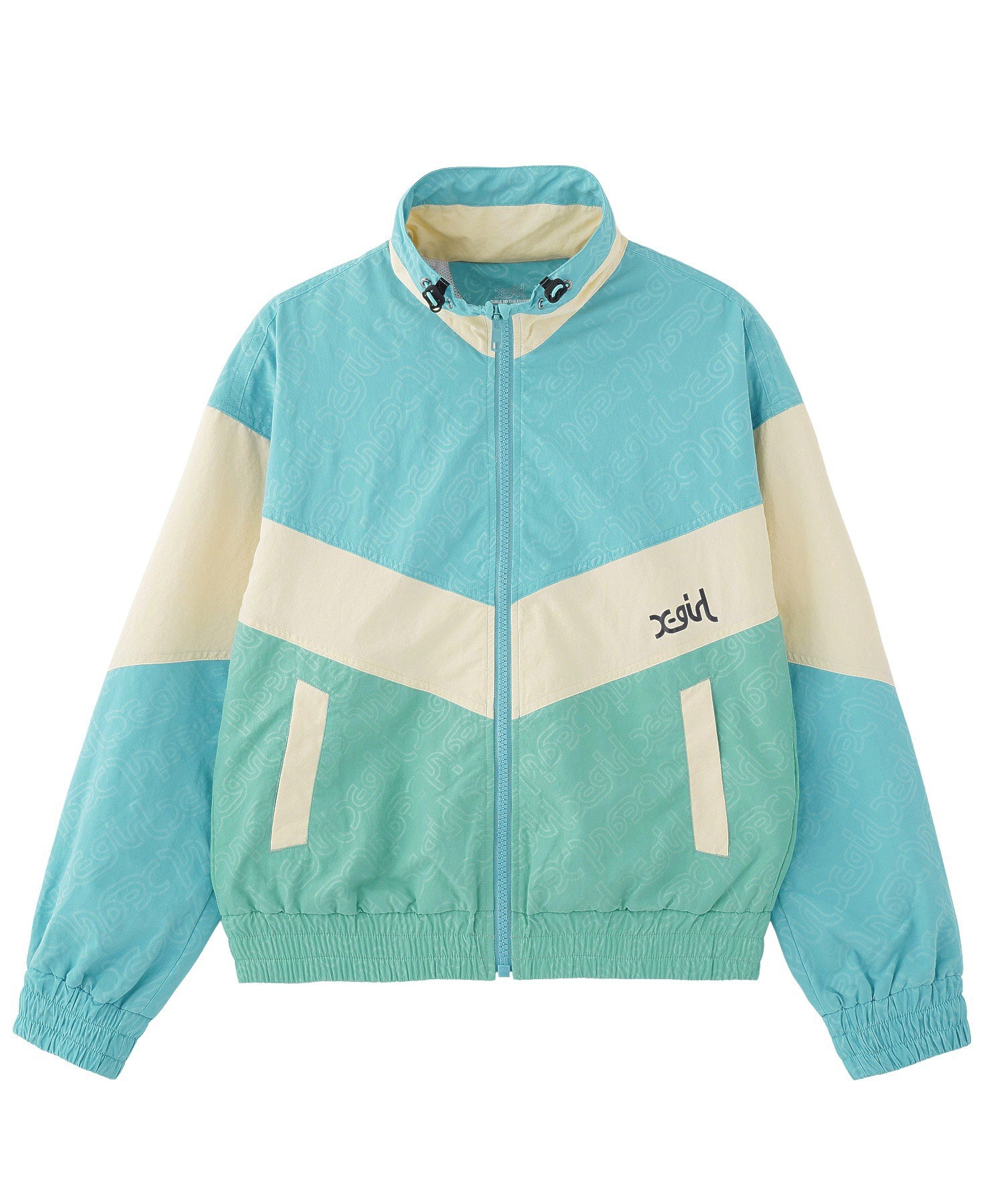 EMBOSSED WIND UP JACKET