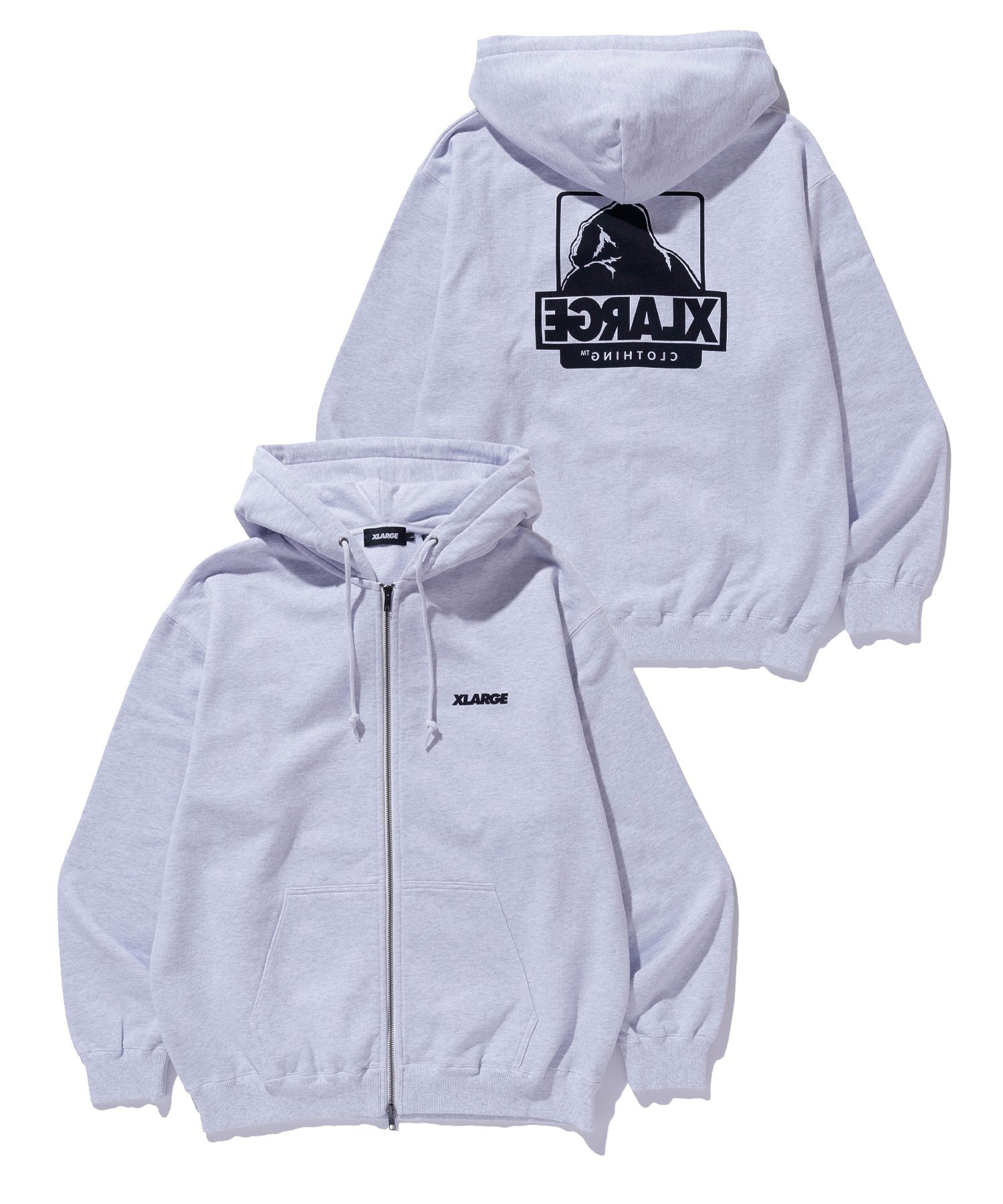 BACKSIDE OG W-ZIP HOODED SWEAT SHIRT