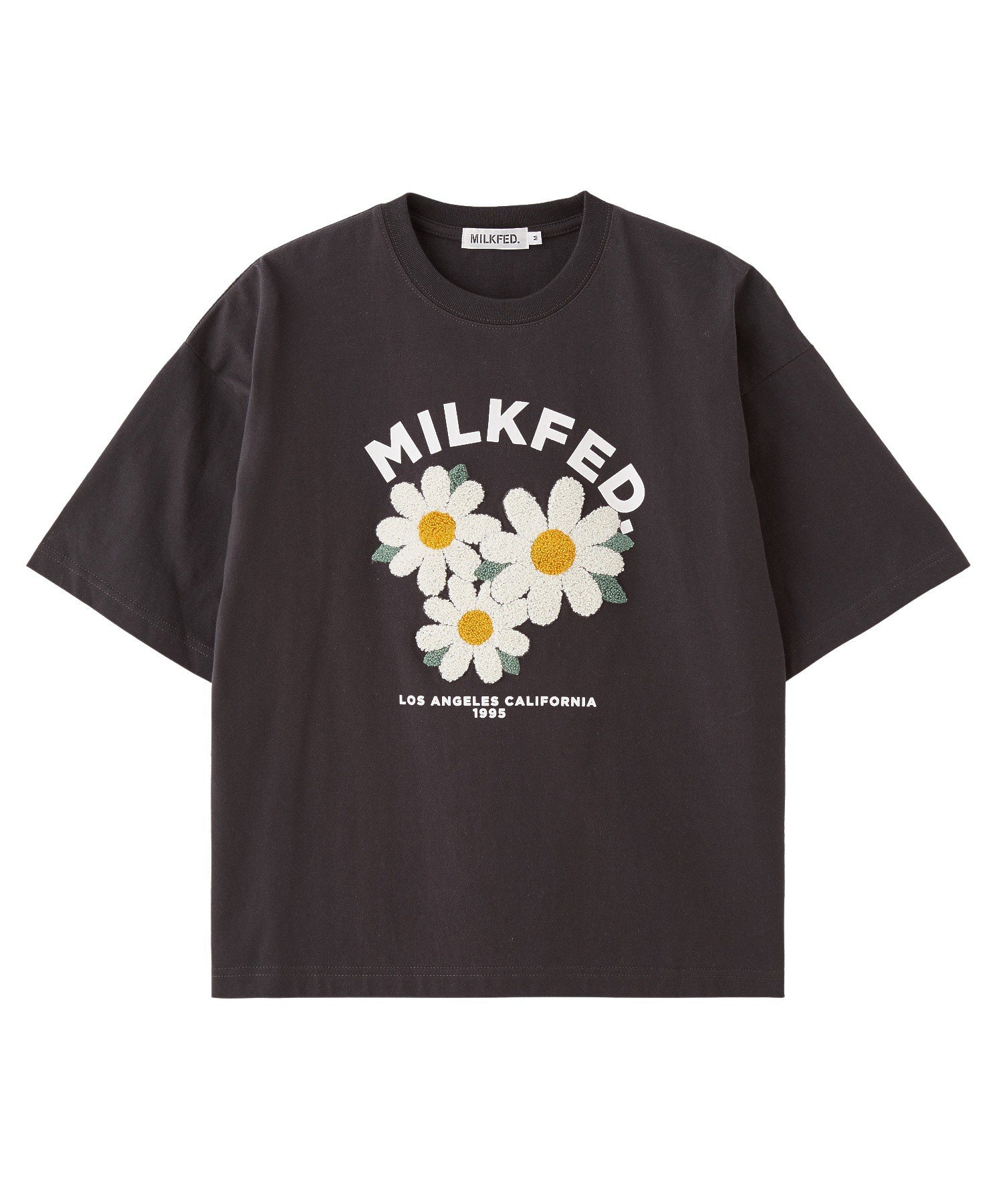 FLOWER SAGARA EMBROIDERY WIDE S/S TEE