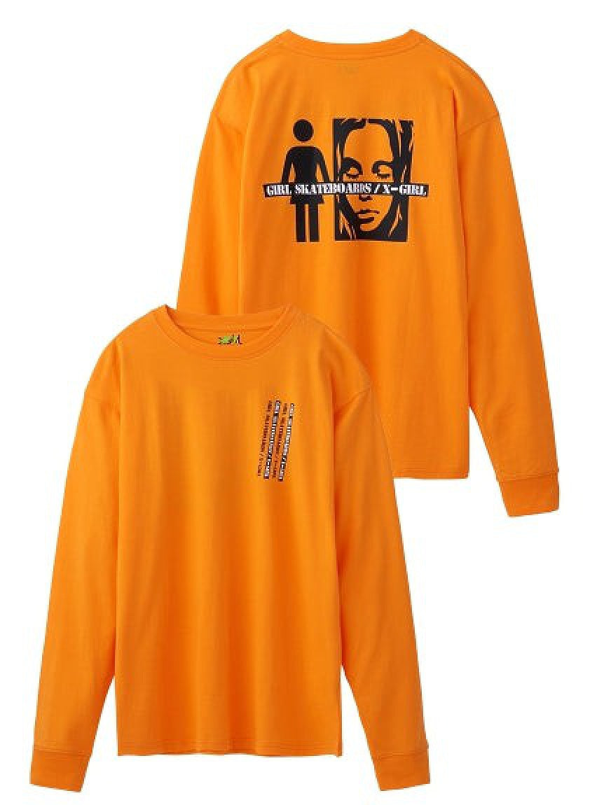 #1 X-girl x GIRL SKATEBOARDS L/S BIG TEE