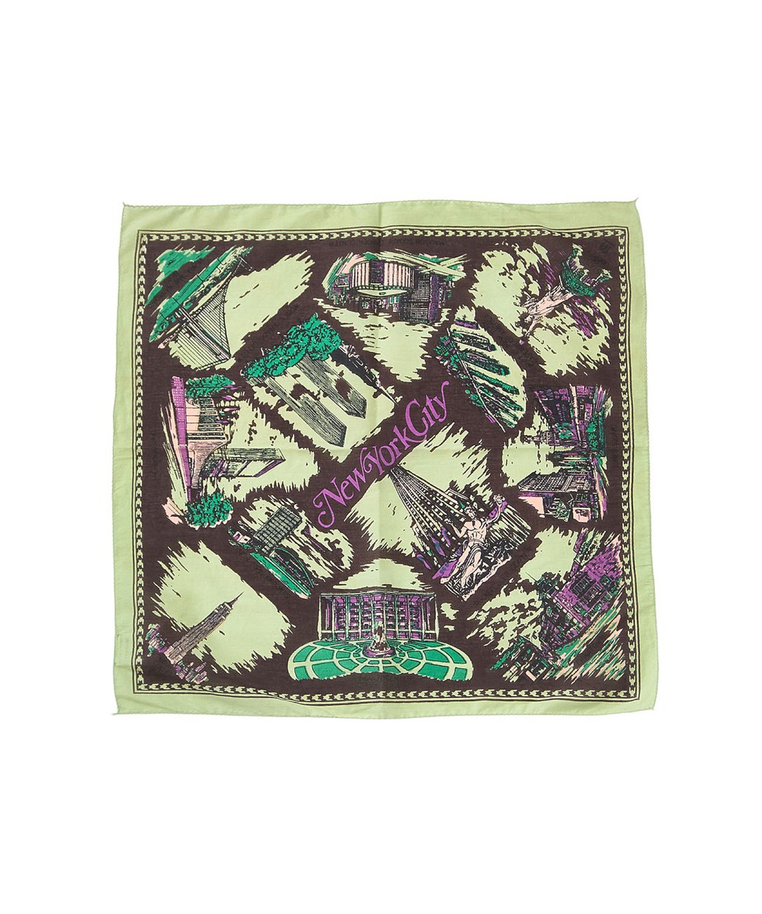 BINDU/COTTON VOILE NEW YORK MAP3 BANDANA