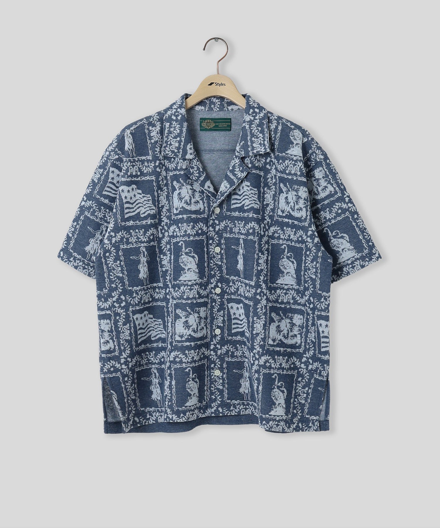 gimcontext/ジム コンテキスト/Aloha Open Collar Knit Shirt 26105310