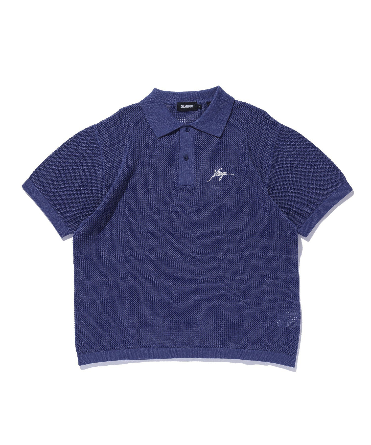 MESH KNIT POLO SHIRT