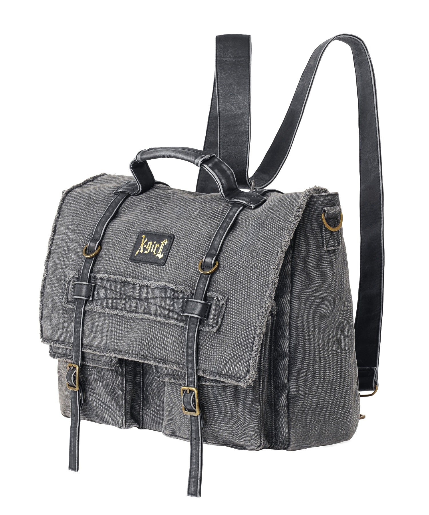 DISTRESSED MESSENGER BAG