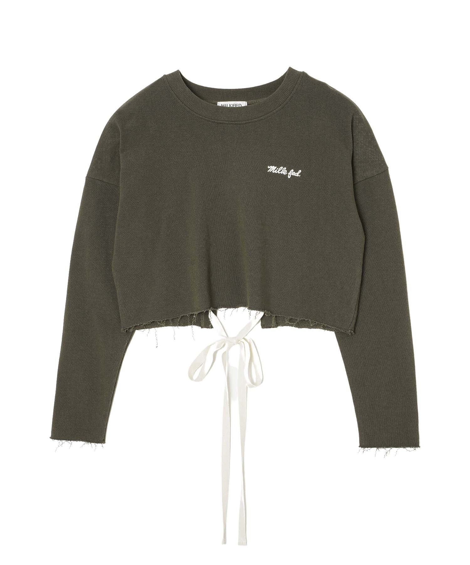 LACE UP SWEAT TOP MILKFED.