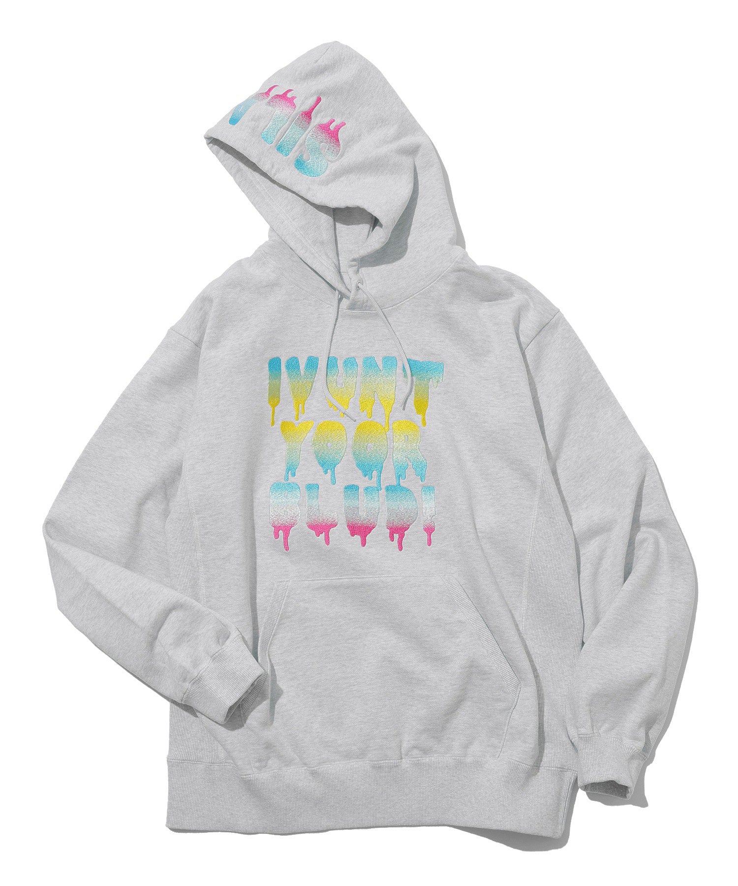 GRADATION EMBROIDERY HOODIE