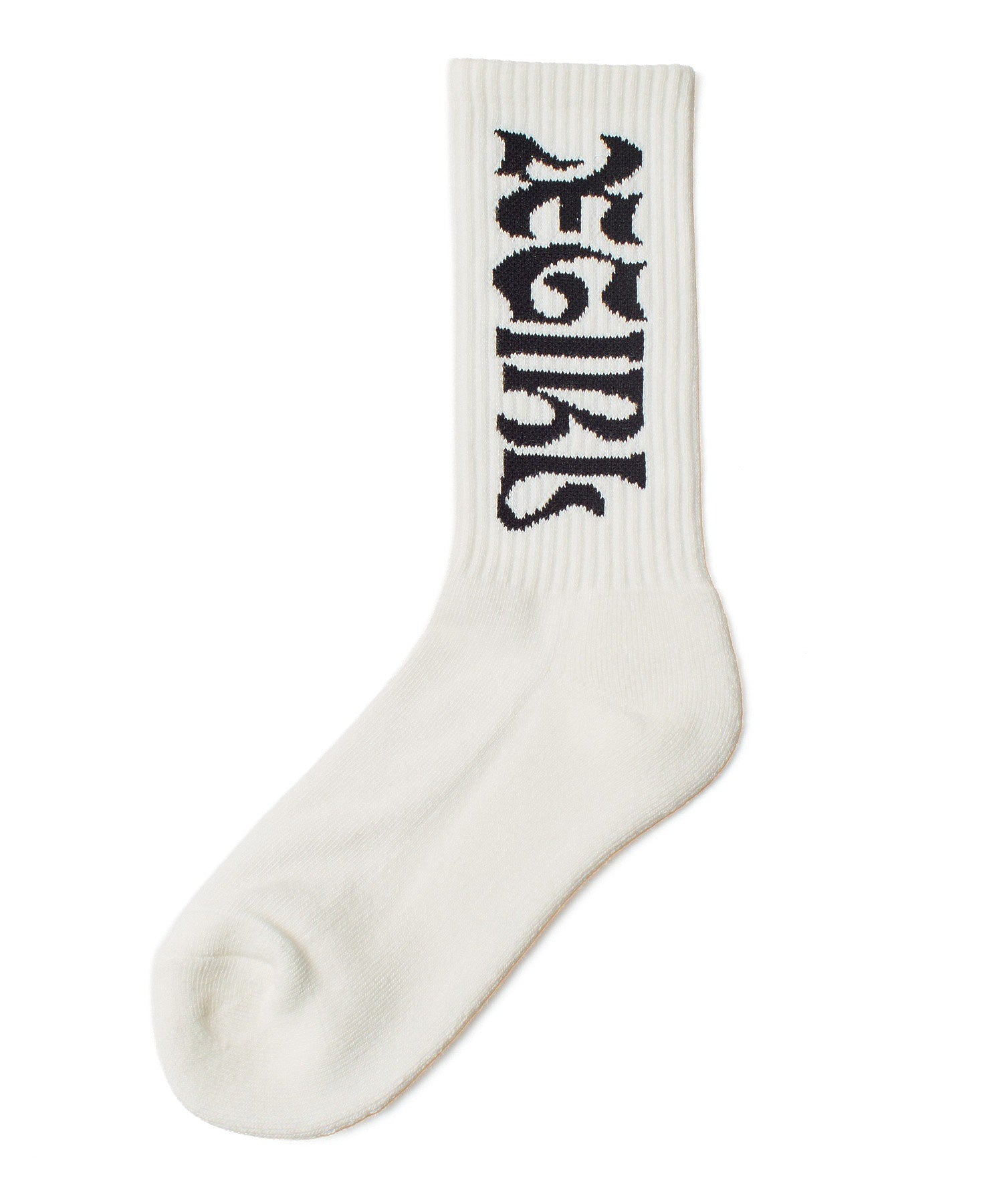 WIDE GOTHIC LOGO JACQUARD SOCKS