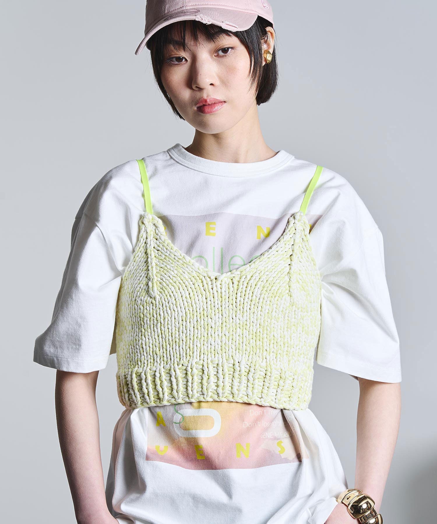mici/KNIT BUSTIER