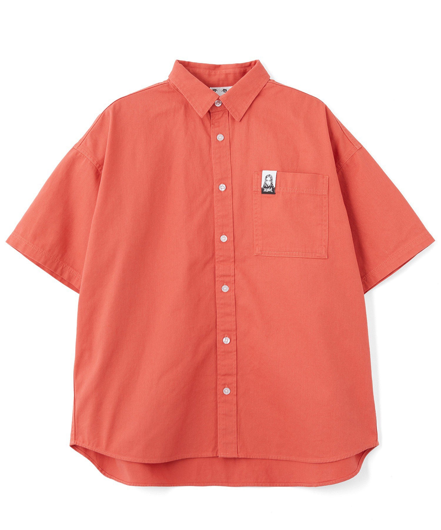 FADED FACE LABEL S/S SHIRT