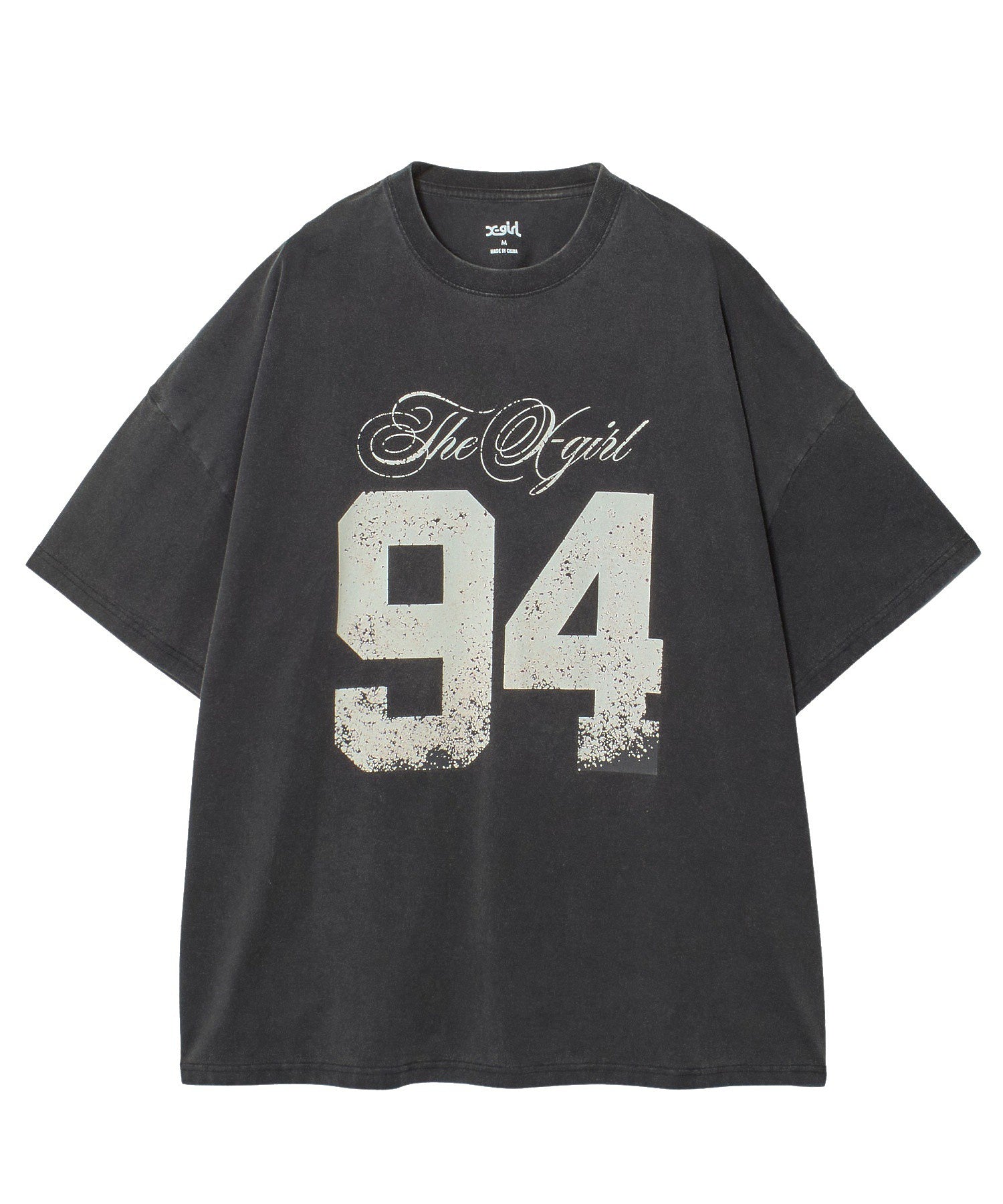 FADED FLOCKY NUMBER S/S TEE DRESS