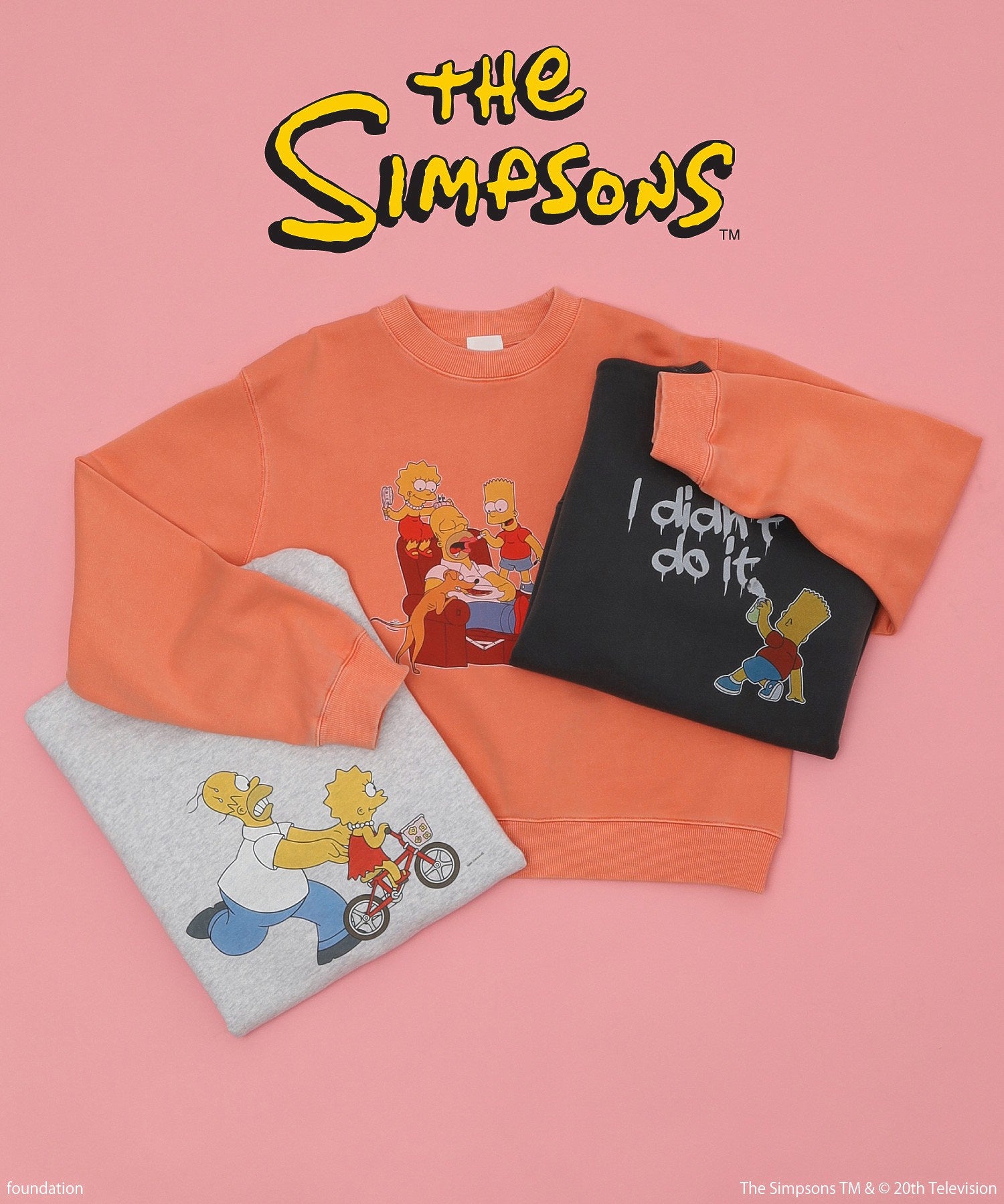 THE SIMPSONS / CROPPED SWEAT