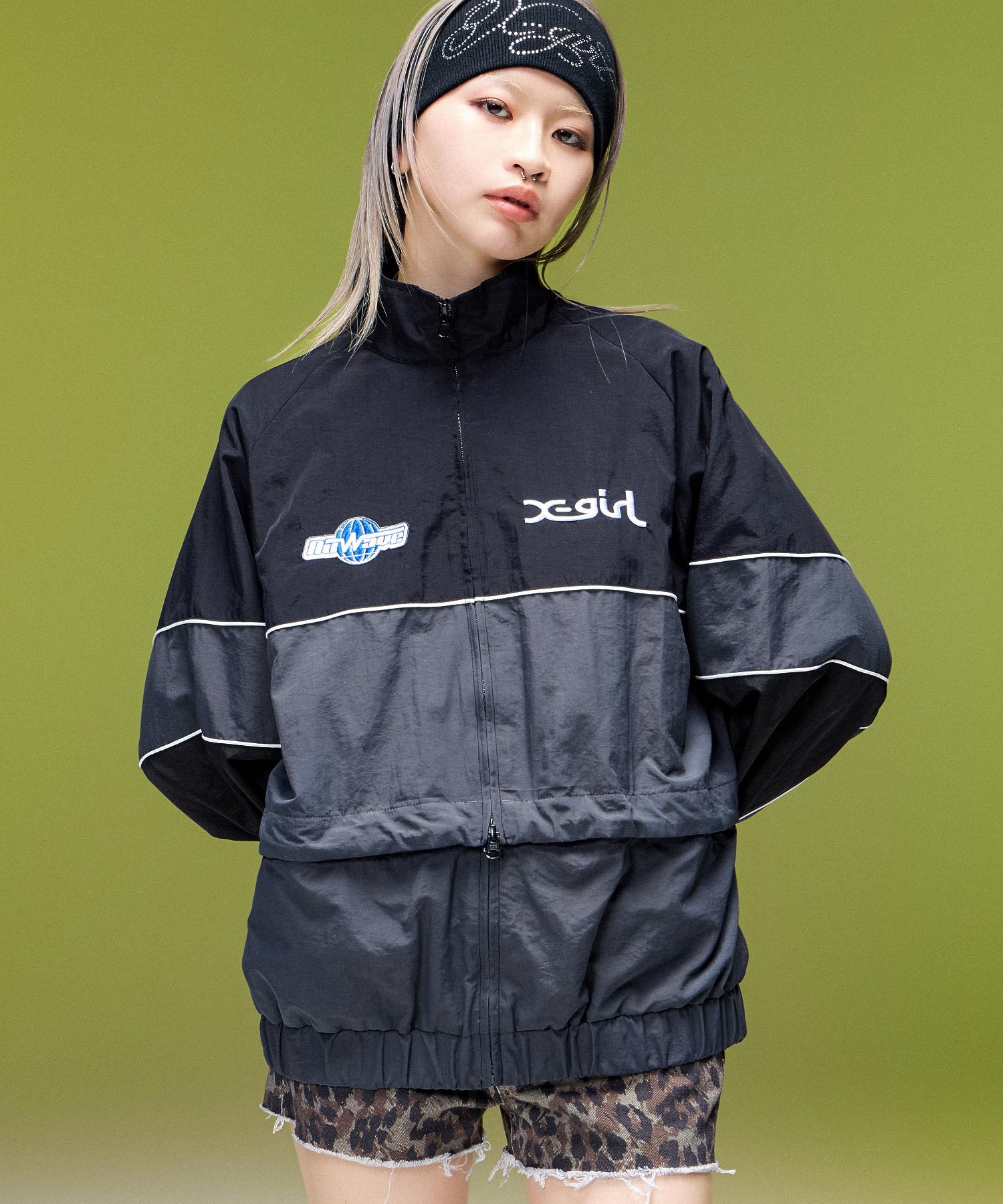2WAY SCRIPT LOGO TRACK JACKET