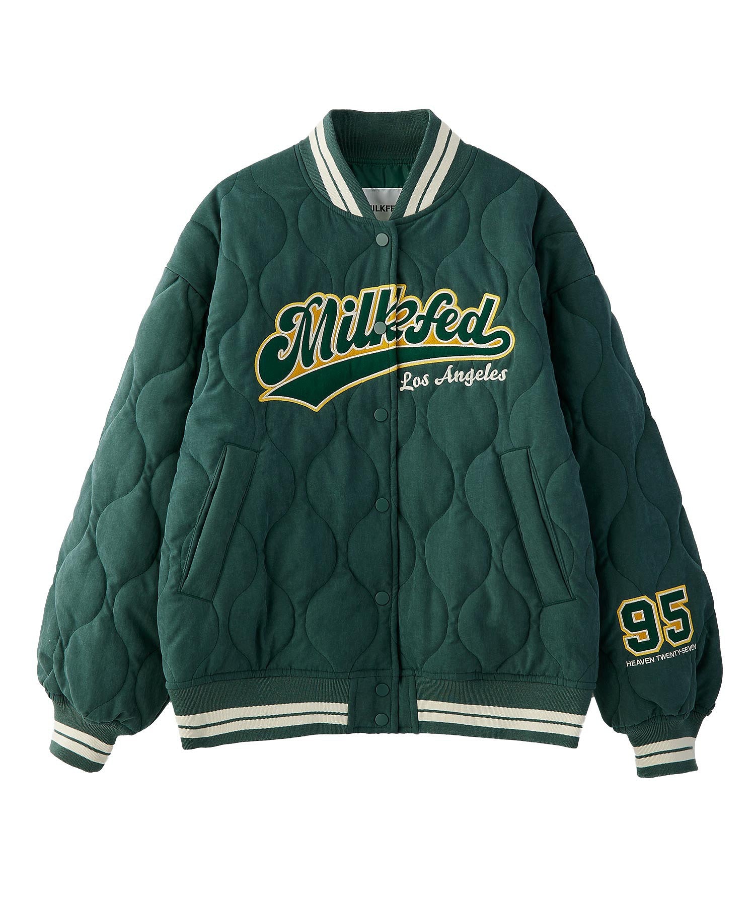 LOGO PATCH QUILTED JACKET