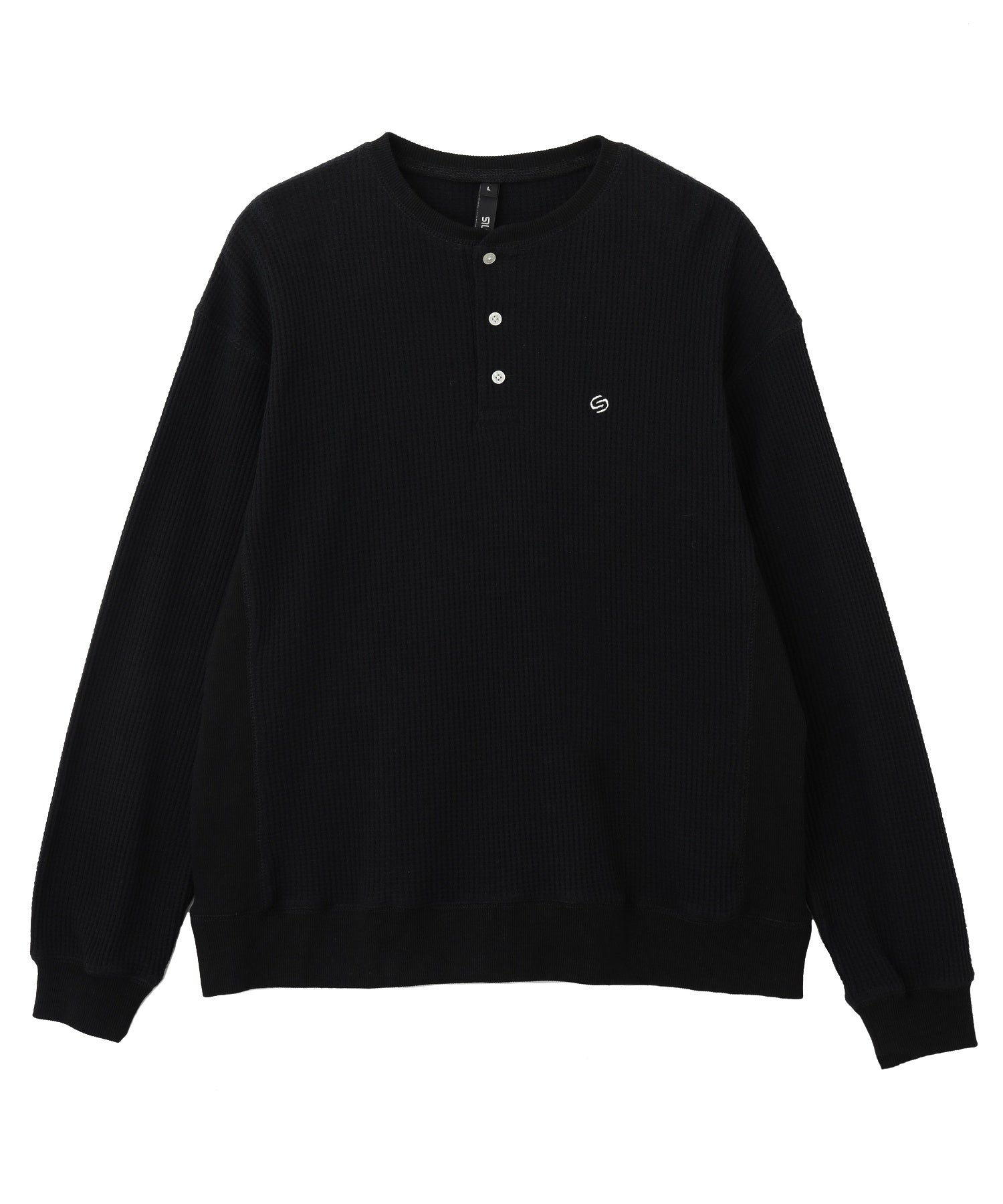 L/S THERMAL HENLEY NECK SHIRT