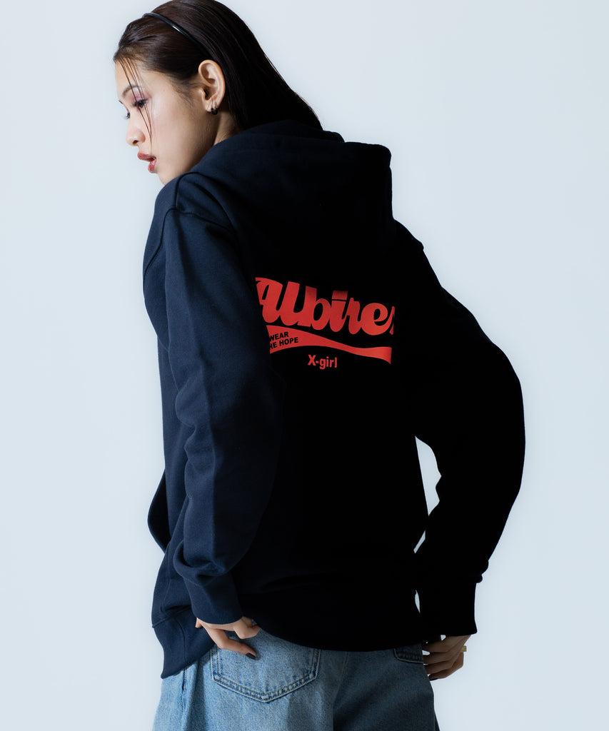 X-girl SPORTS / WEリーグ|ALB L WE FAN GOODS SWEAT HOODIE