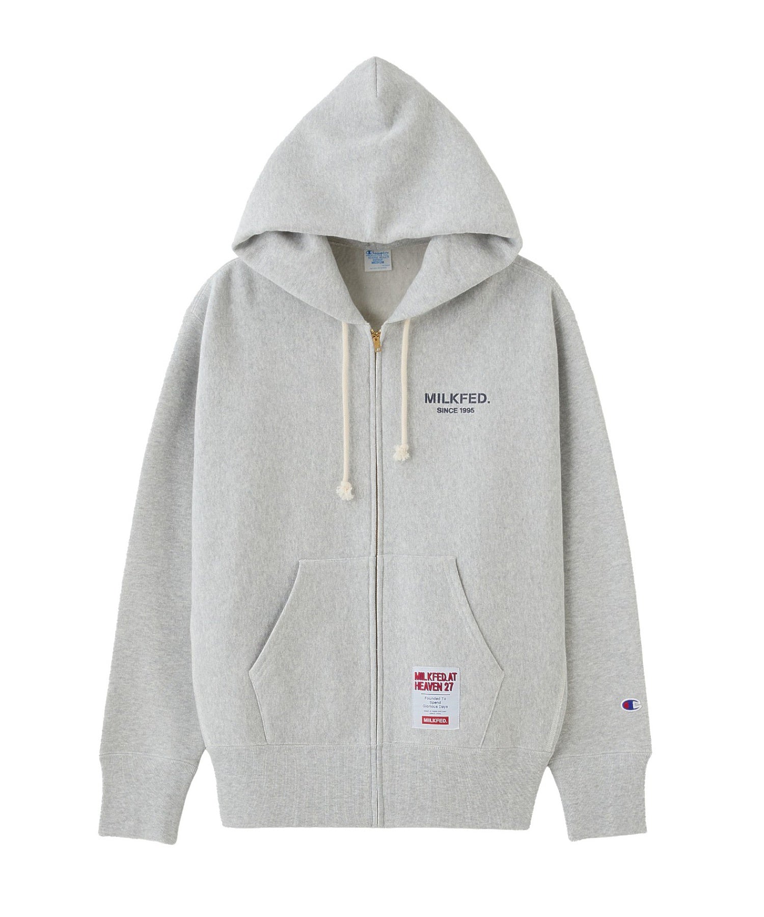 MILKFED. × CHAMPION SWEAT ZIP HOODIE