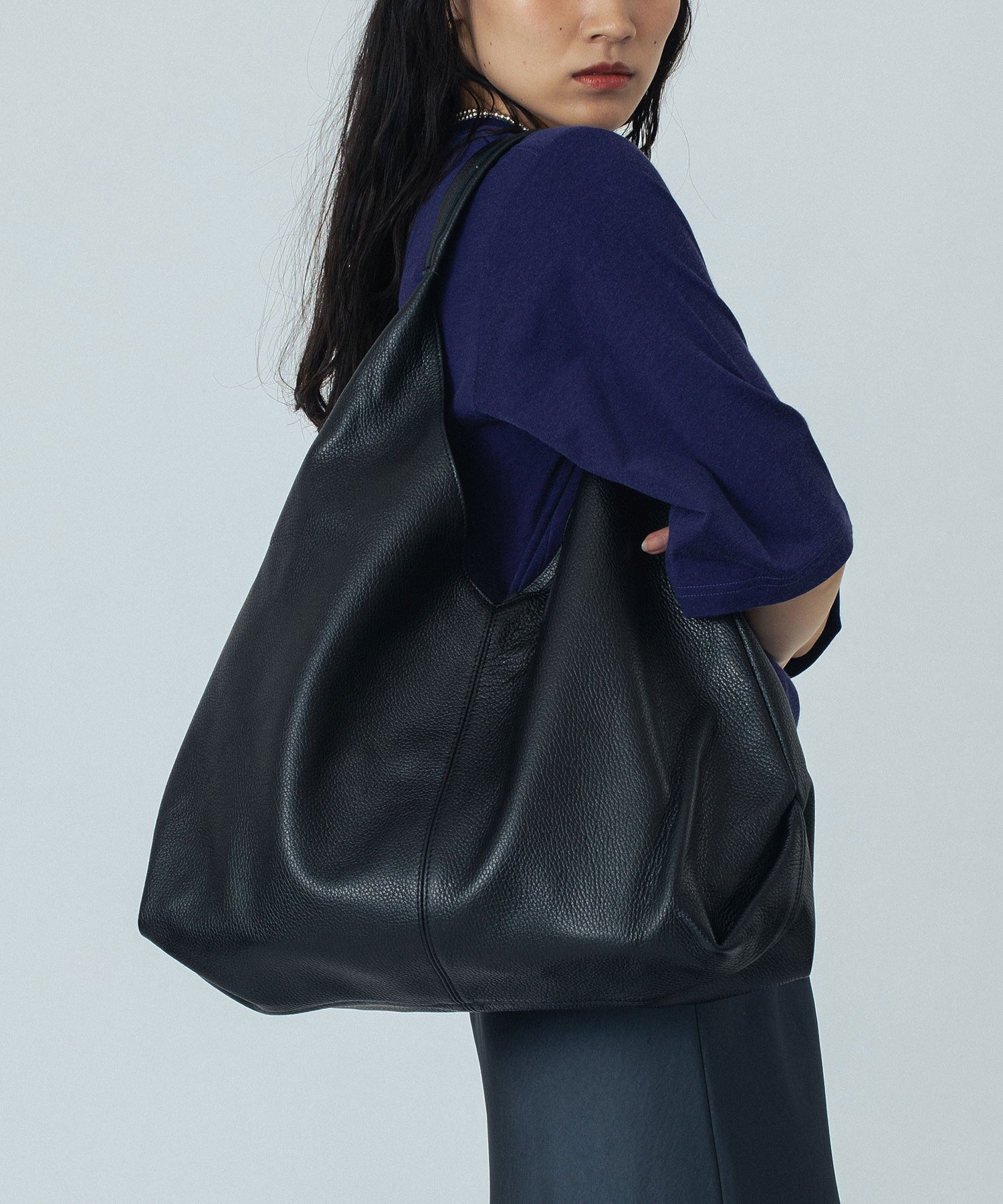 MILLELA FIRENZE/BIG LEATHER TOTE BAG