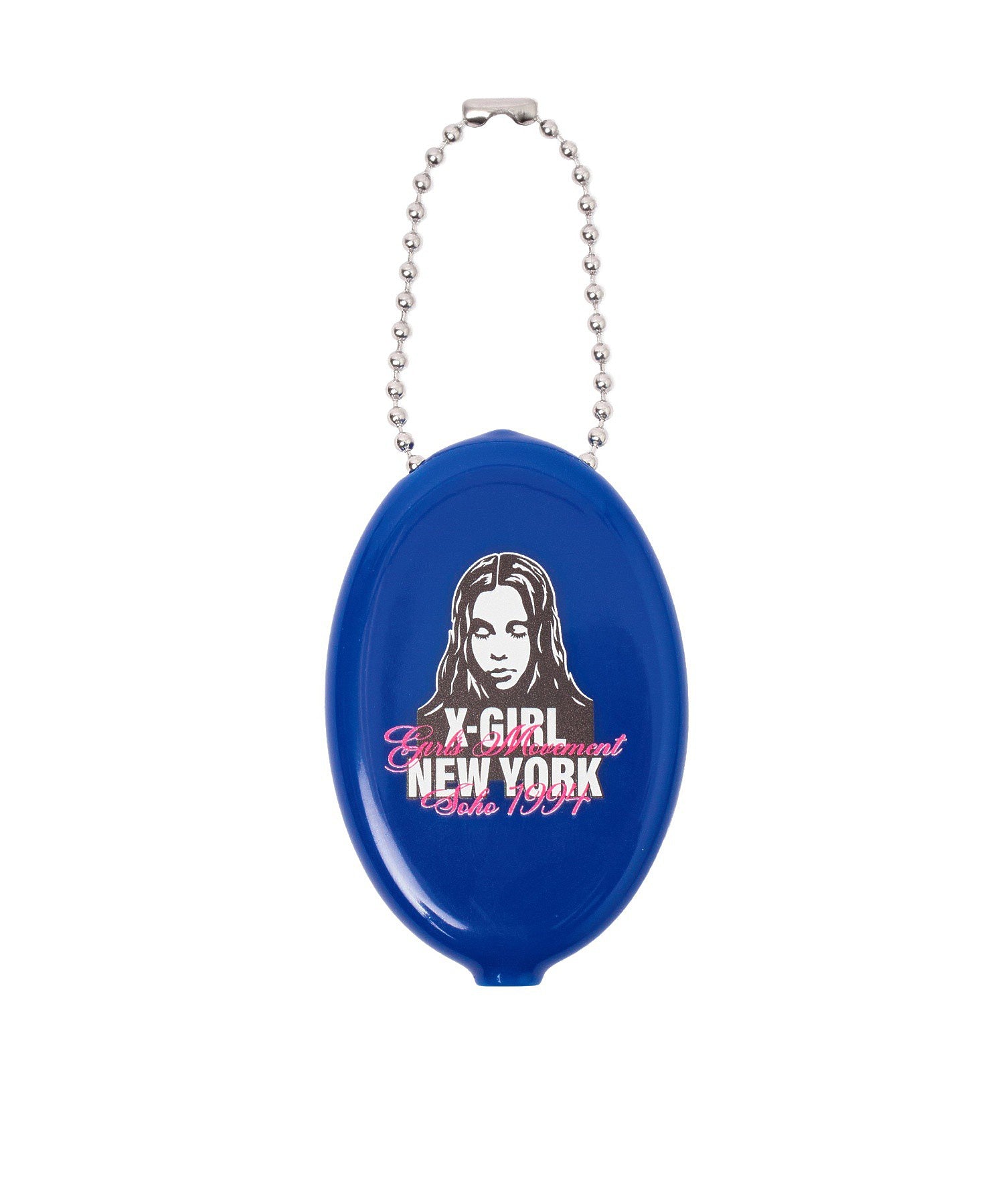 FACE AND SCRIPT MIX LOGO RUBBER COIN CASE