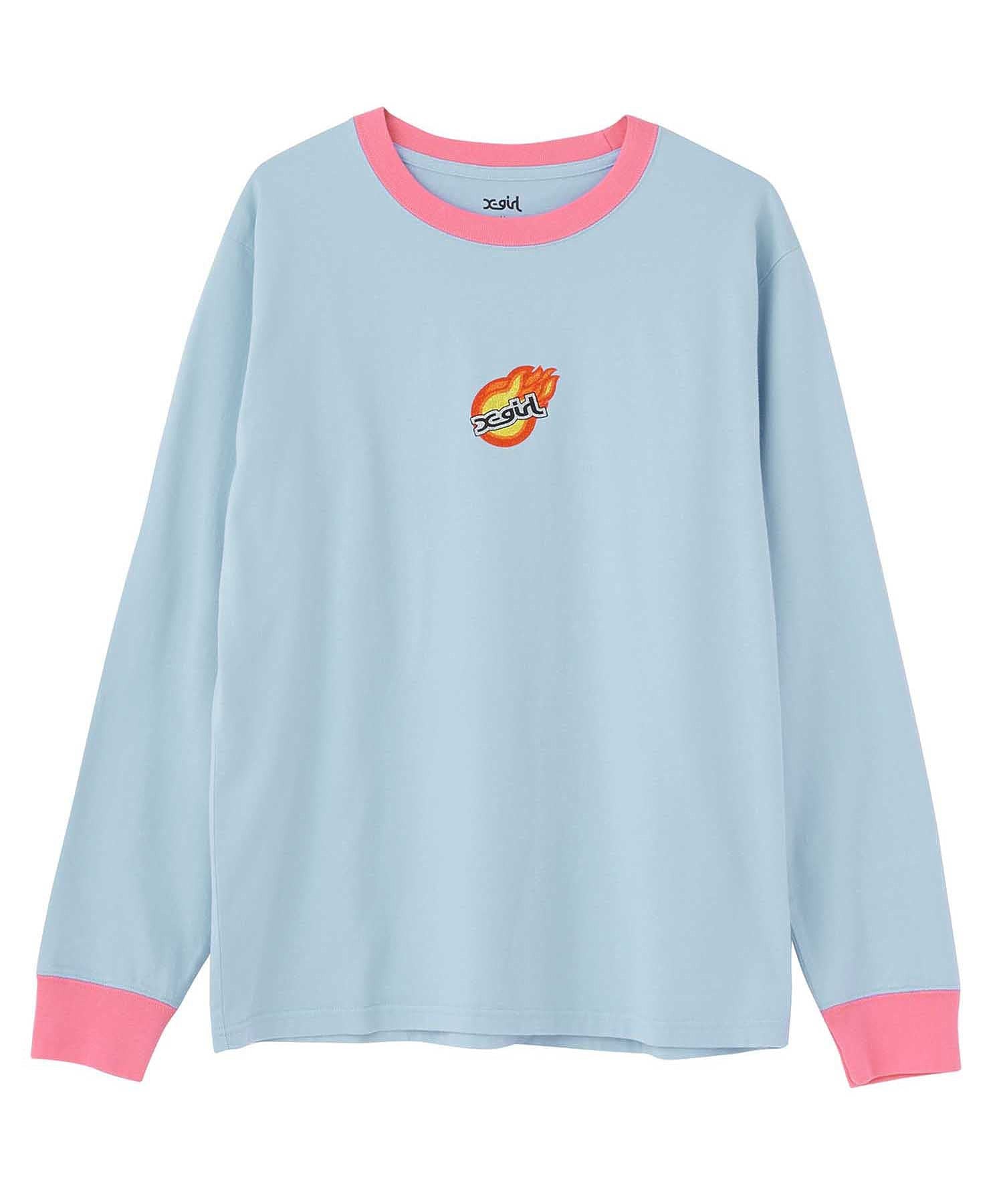 FIRE BALL L/S CLASSIC TEE X-girl