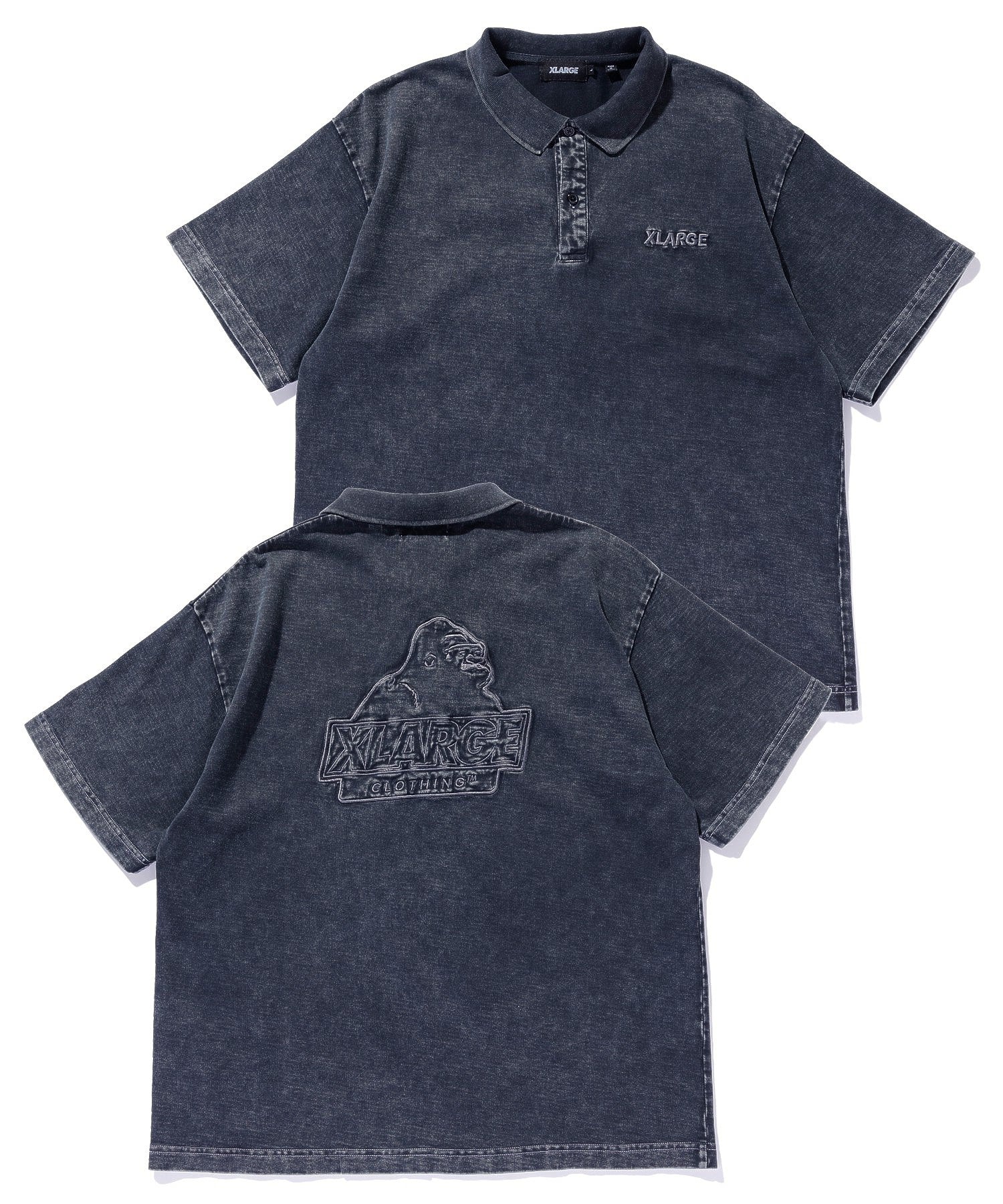 CHEMICAL WASH SLANTED OG POLO SHIRT