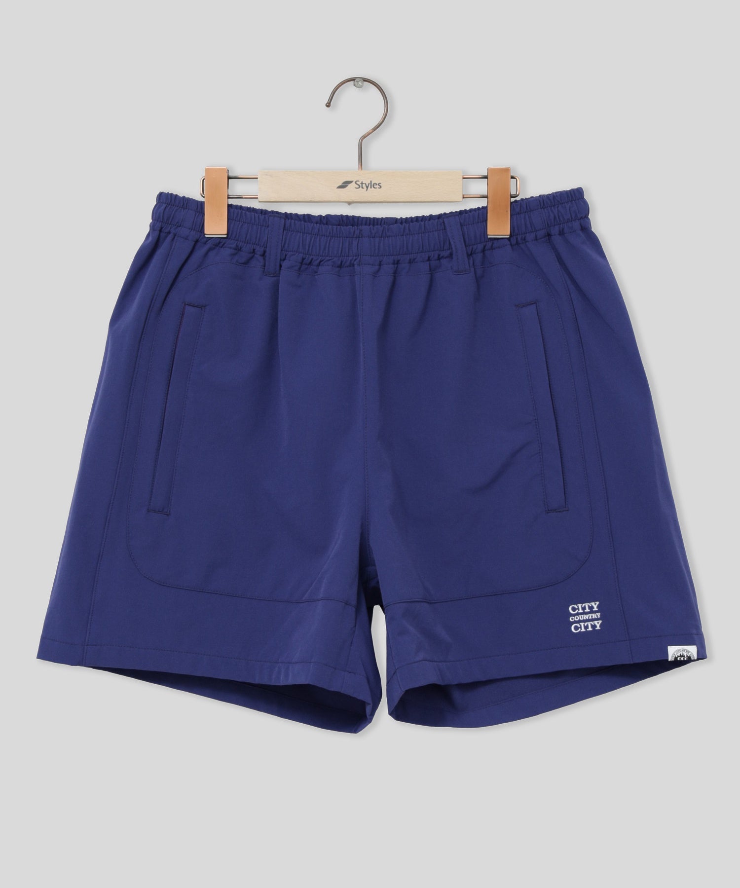 CCC/シティーカントリーシティー/EMBROIDERED LOGO STRECH NYLON EASY SHORTS 261P005