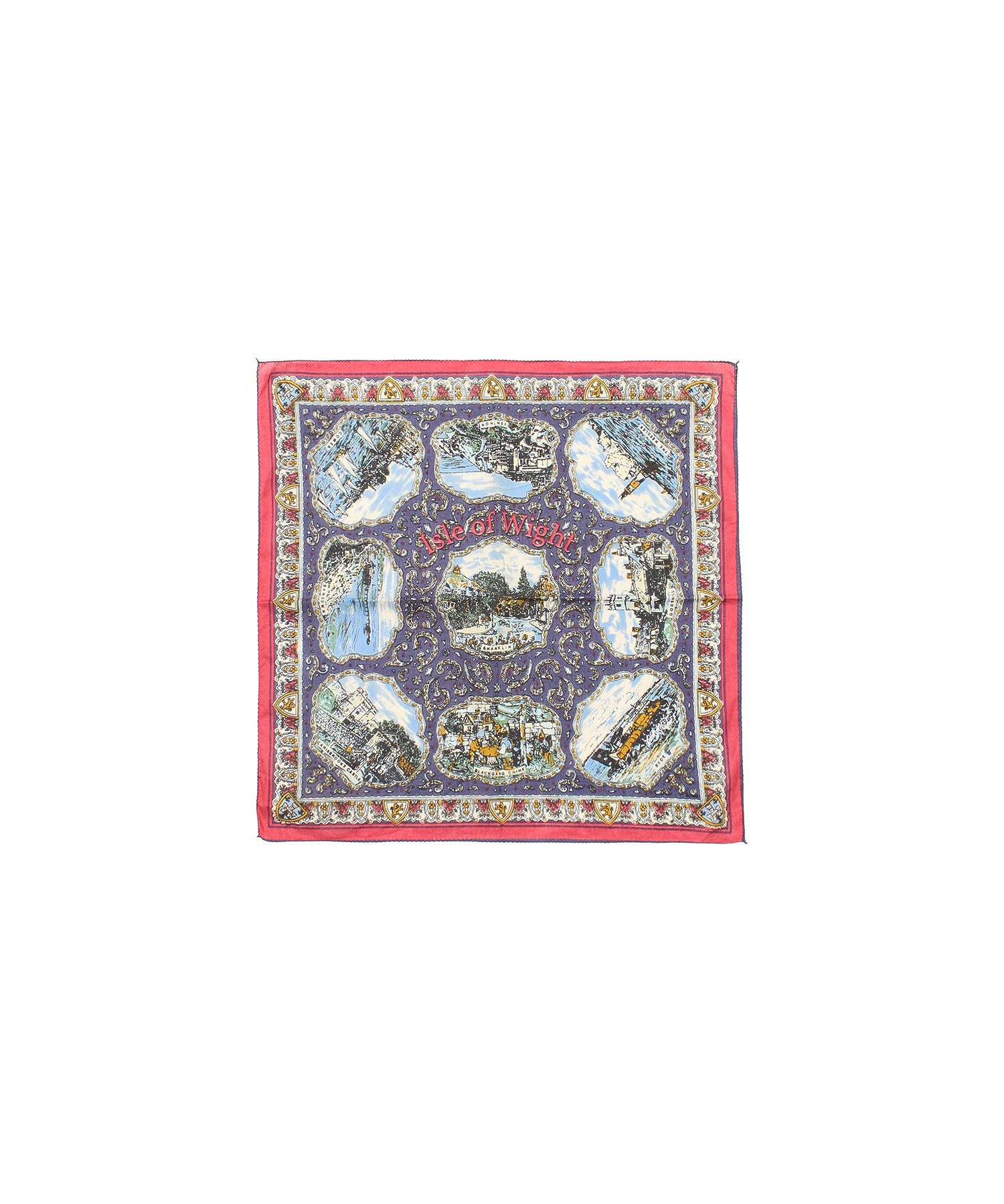 BINDU/Cotton Voile Wight Map Bandana