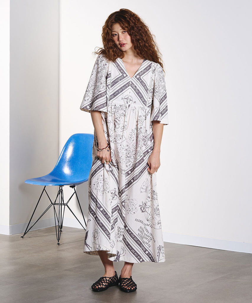 HLAADA for ROSEBUD/VOYAGE PRINT DRESS – calif（カリフ）公式サイト