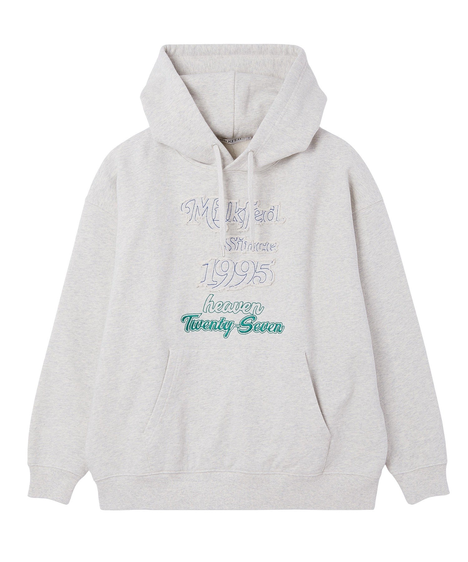 STITCHED LOGO SWEAT HOODIE