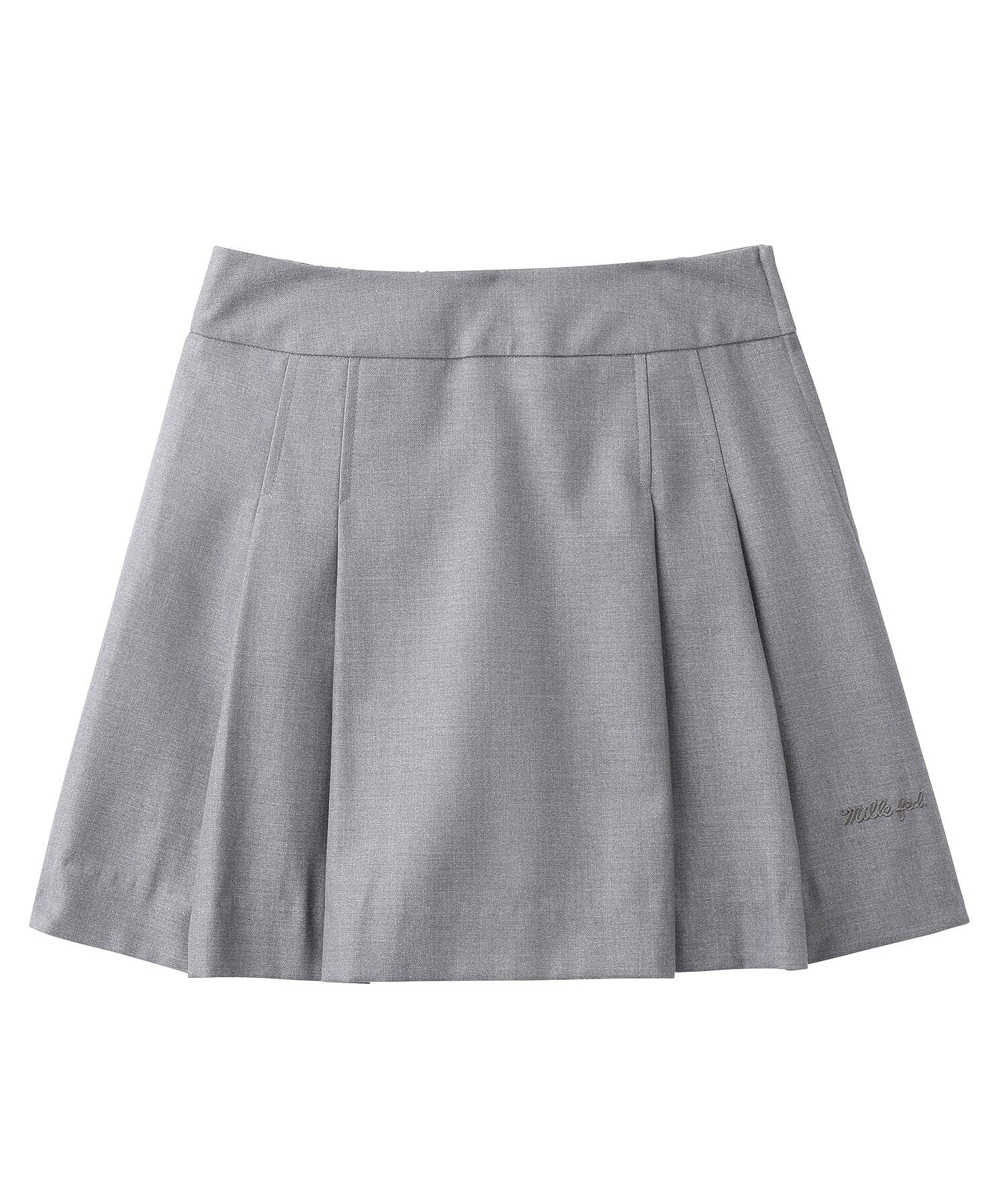 BOX PLEAT MINI SKIRT MILKFED.