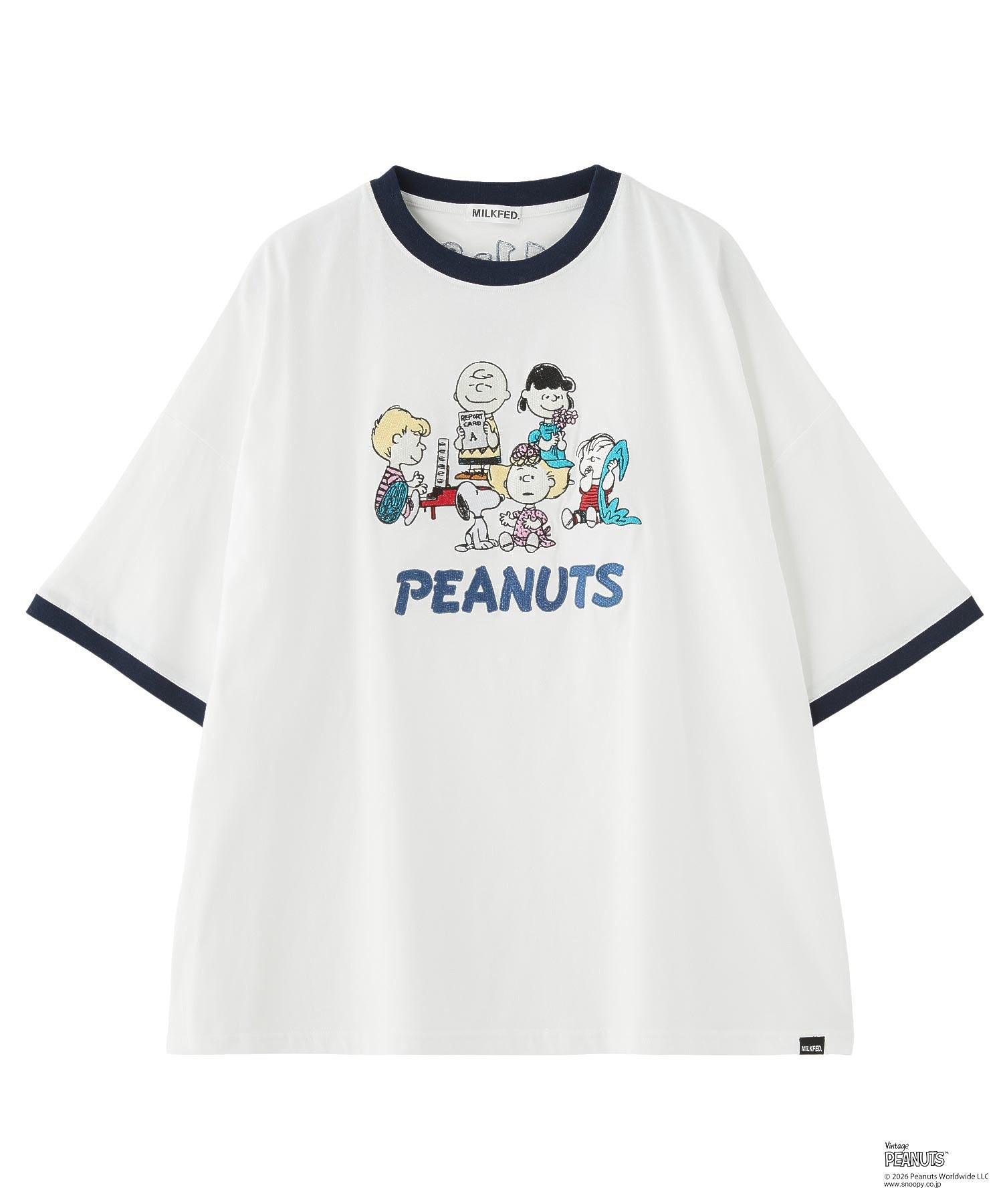 MILKFED. × PEANUTS / PEANUTS GANG BIG S/S TEE