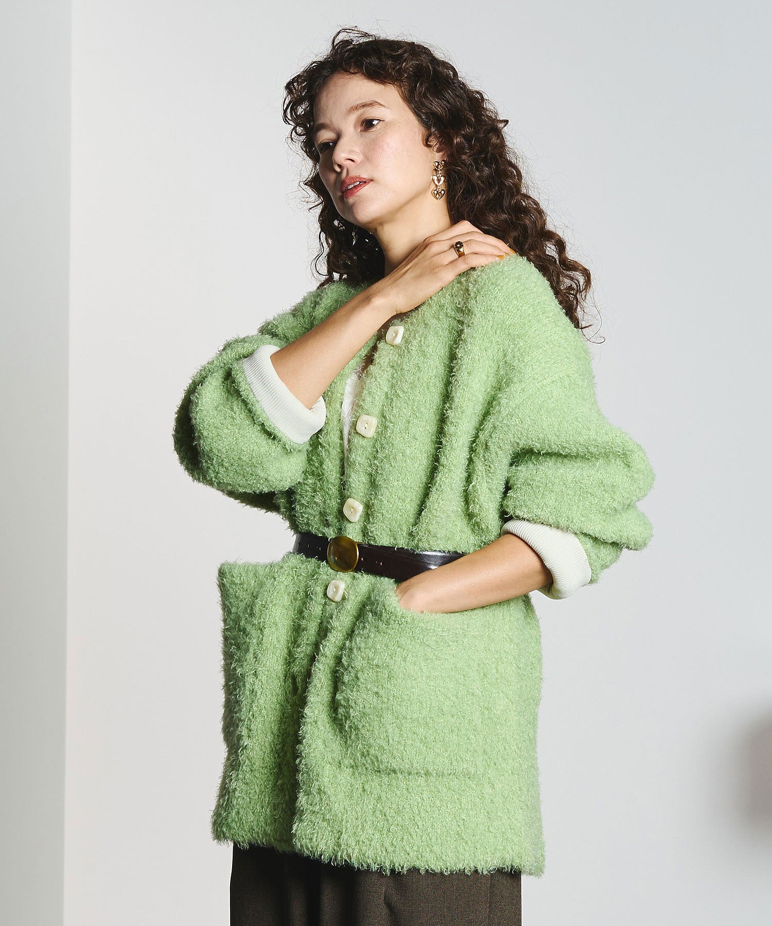 DOUBLE FACED CARDIGAN