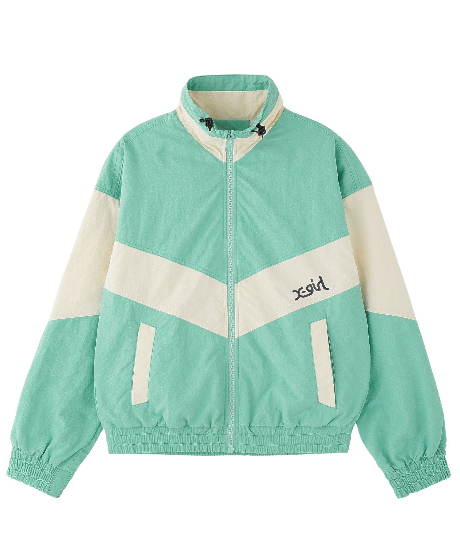 EMBOSSED WIND UP JACKET