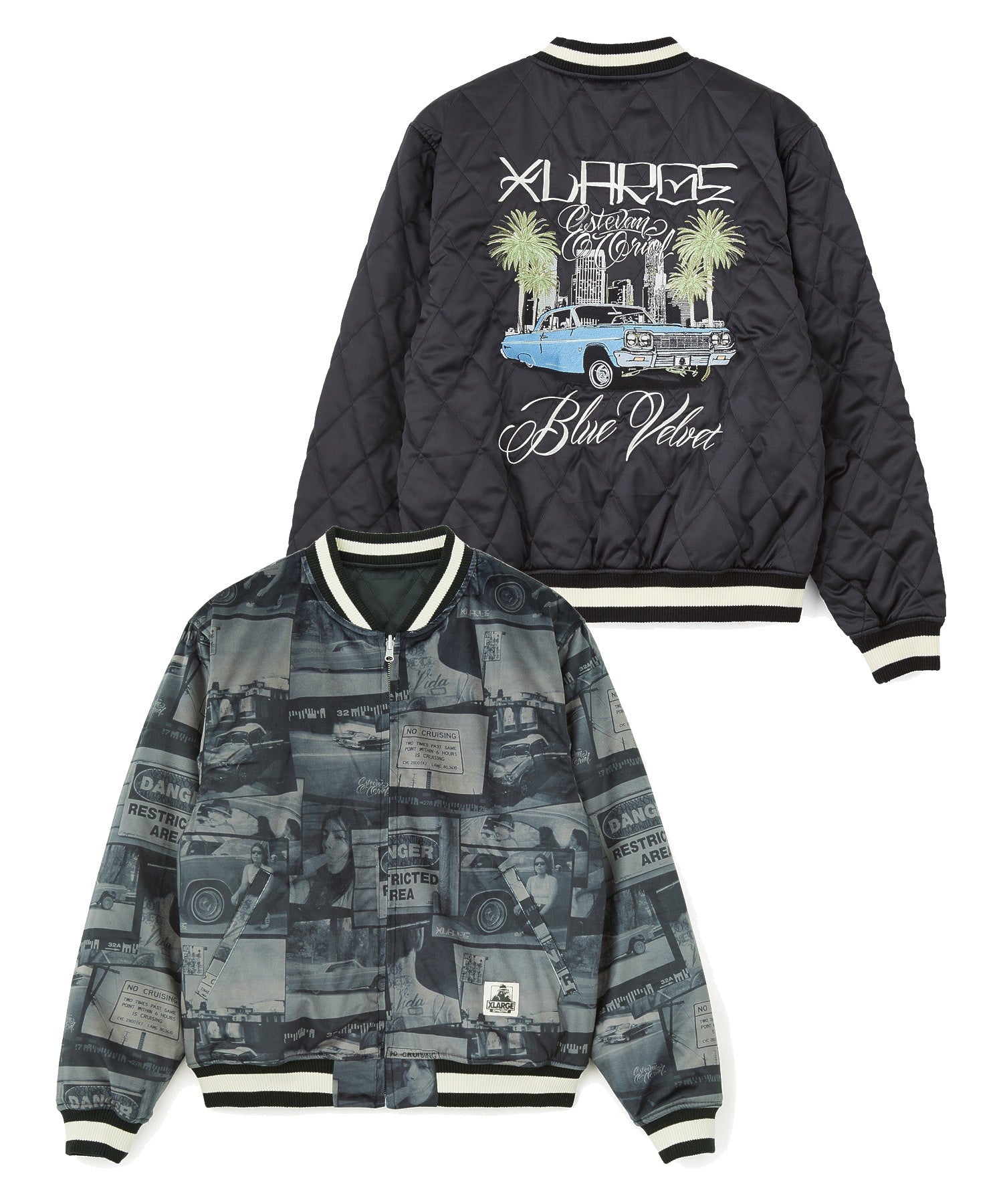 XLARGE×ESTEVAN ORIOL REVERSIBLE SOUVENIR JACKET
