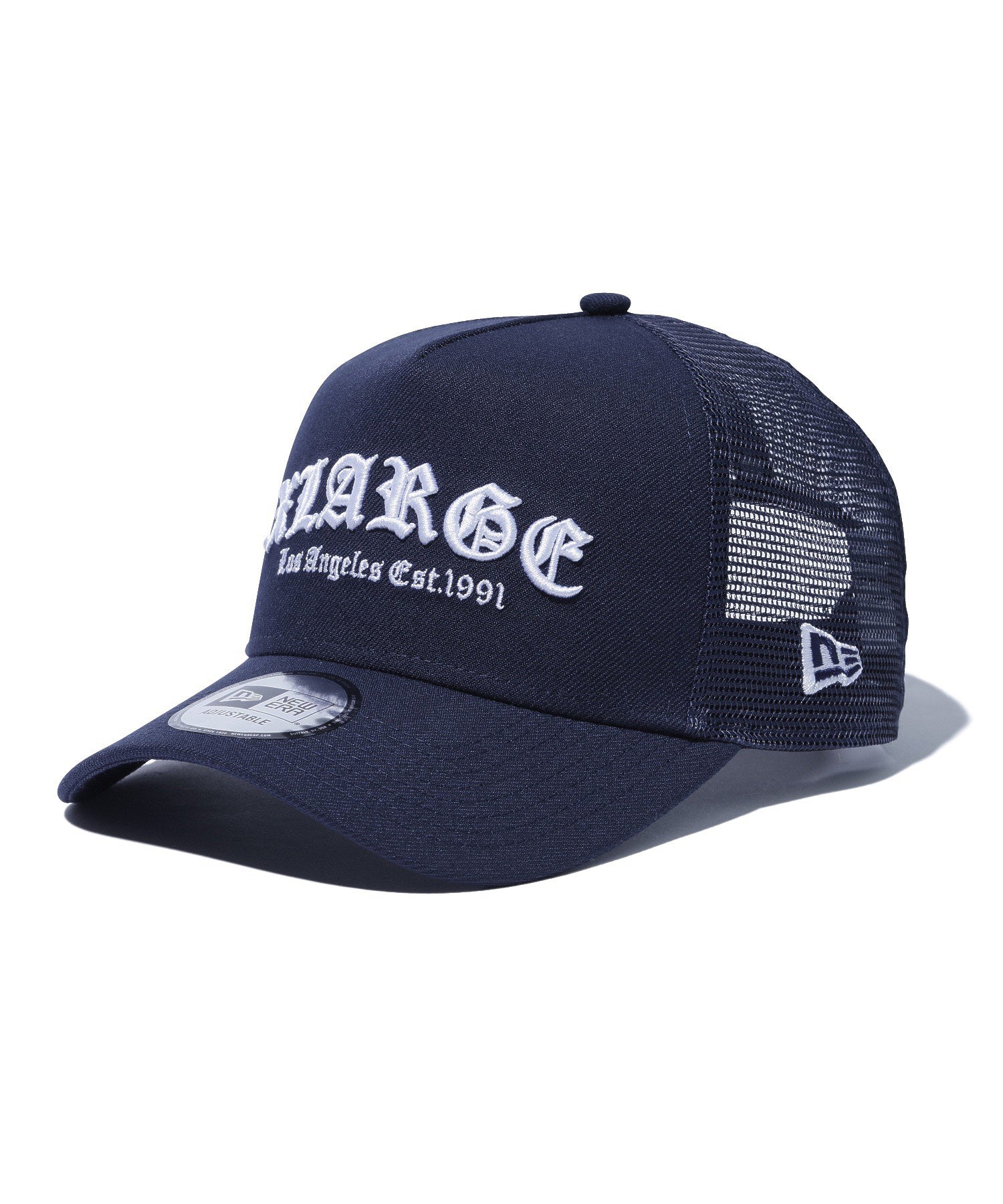 XLARGE×NEW ERA OLD ENGLISH LOGO MESH SNAPBACK CAP – calif
