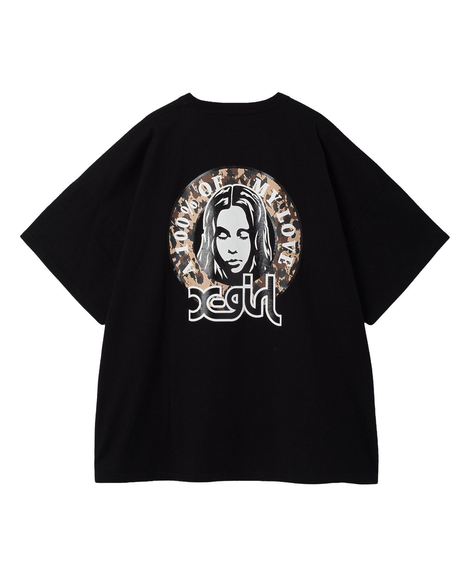 LEOPARD CIRCLE LOGO AND FACE S/S TEE DRESS