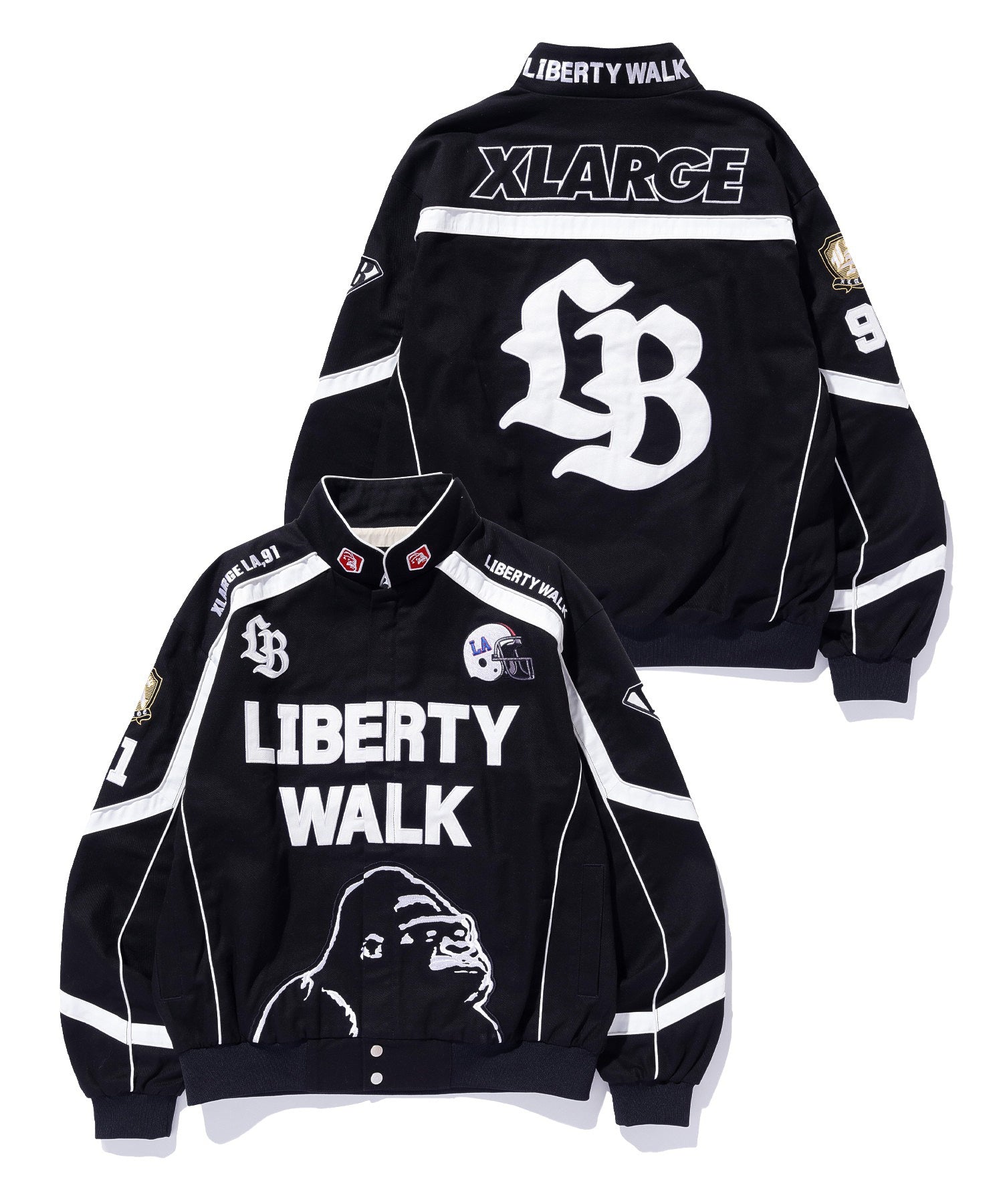 XLARGE×LIBERTY WALK RACING JACKET
