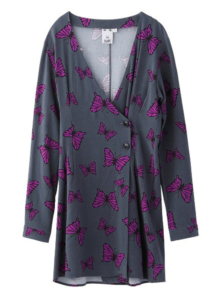 BUTTERFLY CACHE COEUR DRESS X-girl