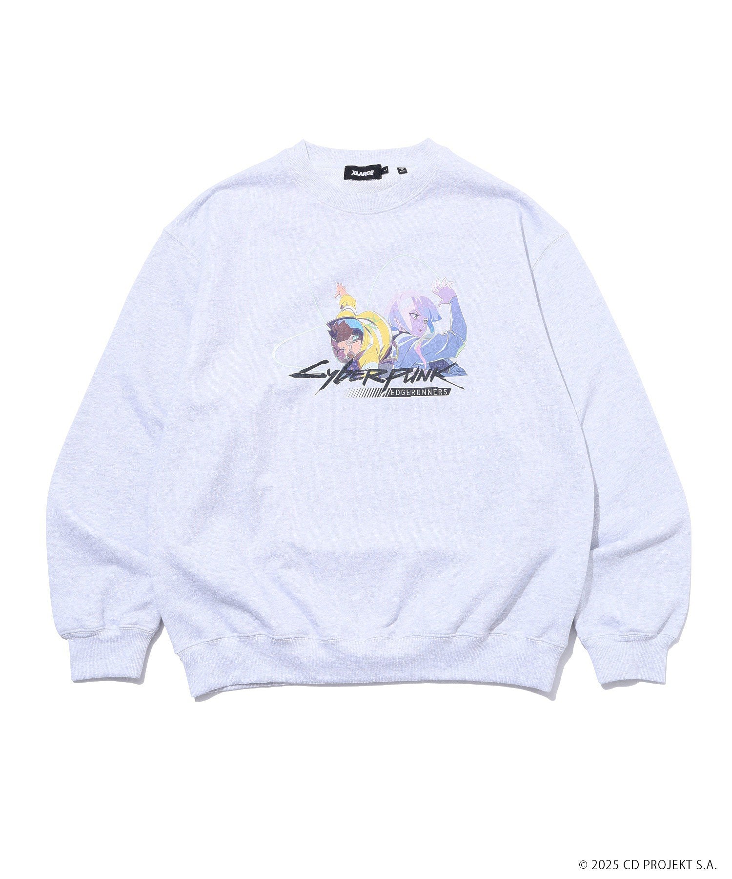 XLARGE×CYBERPUNK: EDGERUNNERS CREWNECK SWEATSHIRT