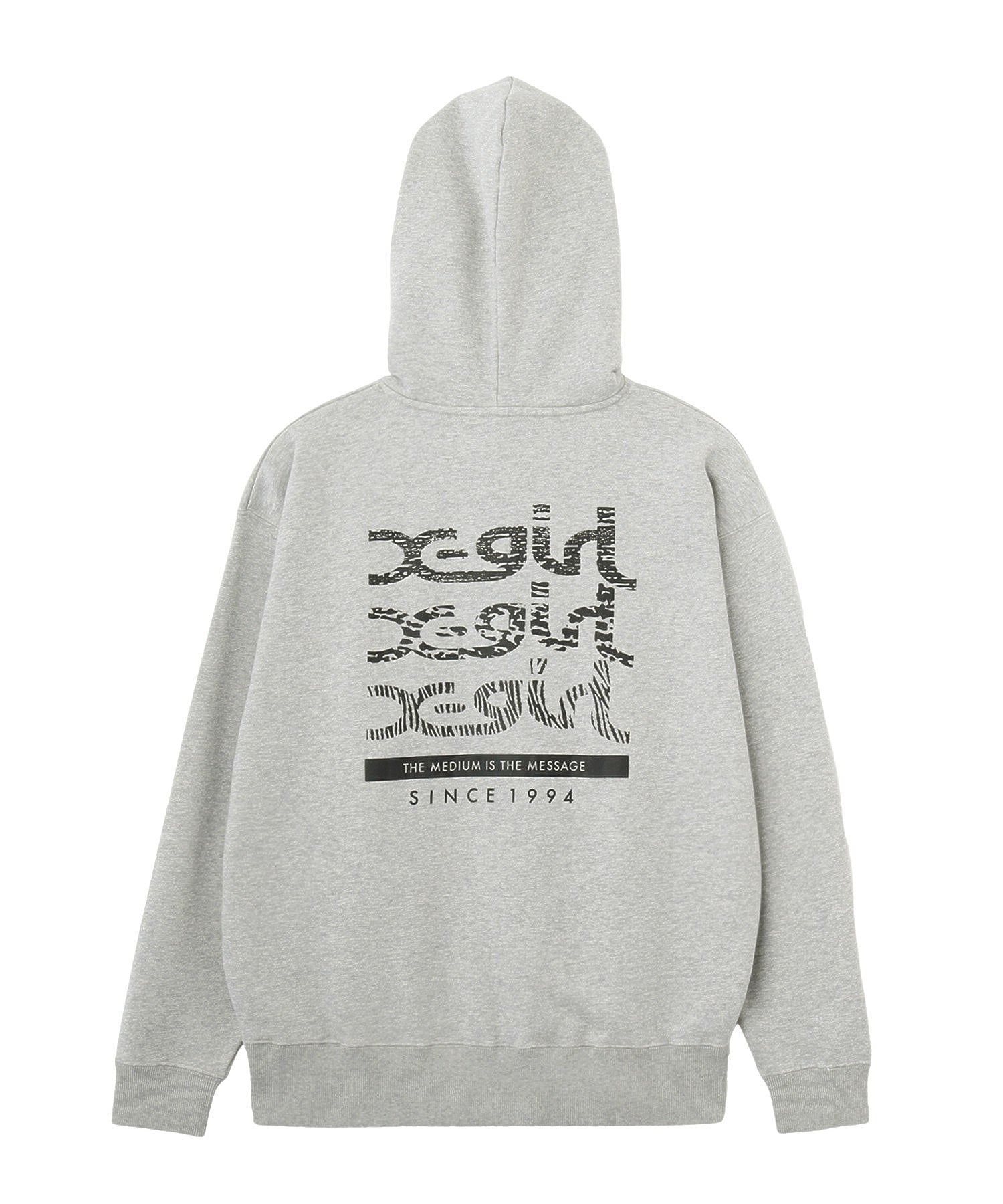 GEOMETRIC MILLS LOGO SWEAT HOODIE