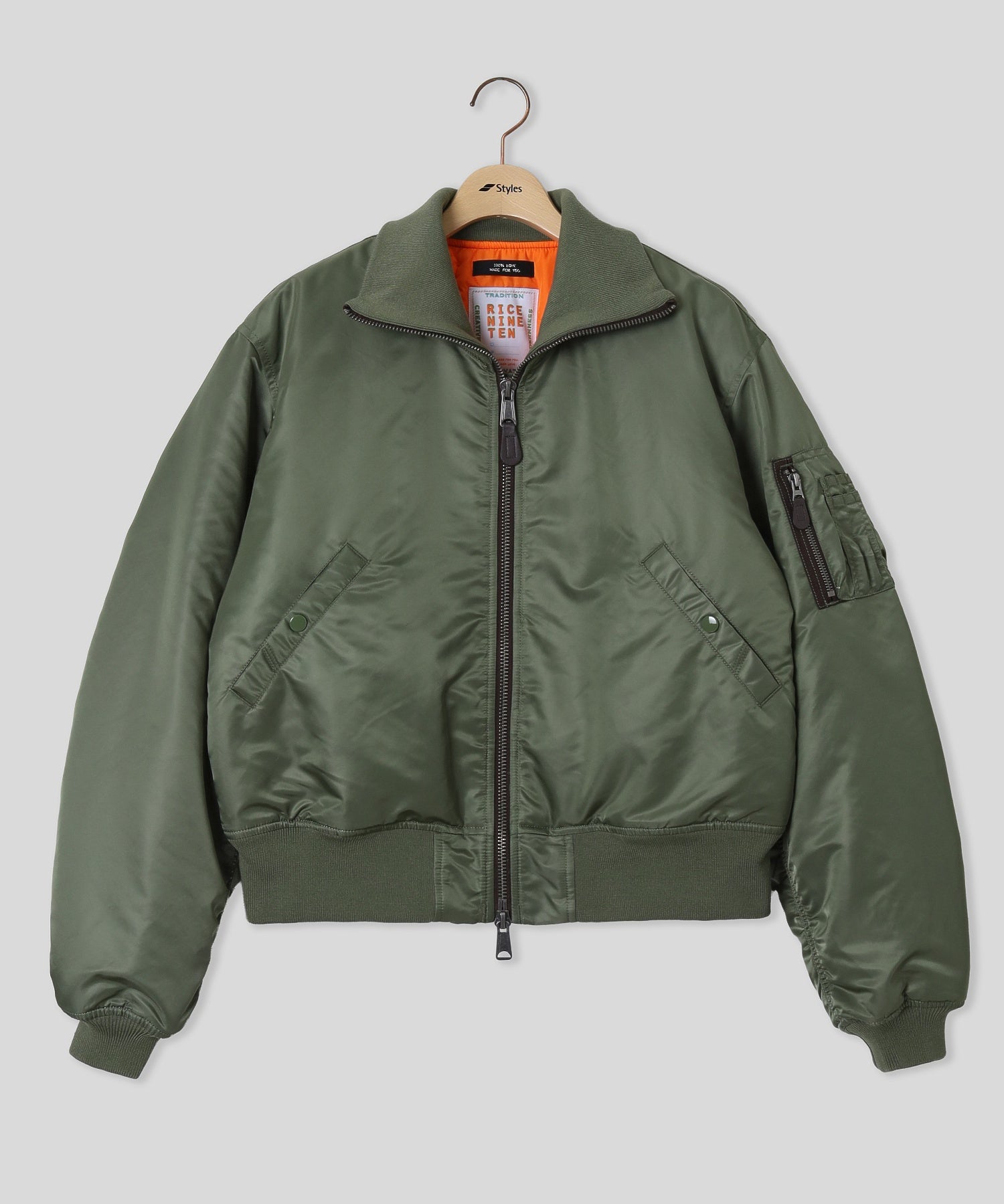 RICE NINE TEN/ライスナインテン/RN-10 FLIGHT JACKET JK-FLT