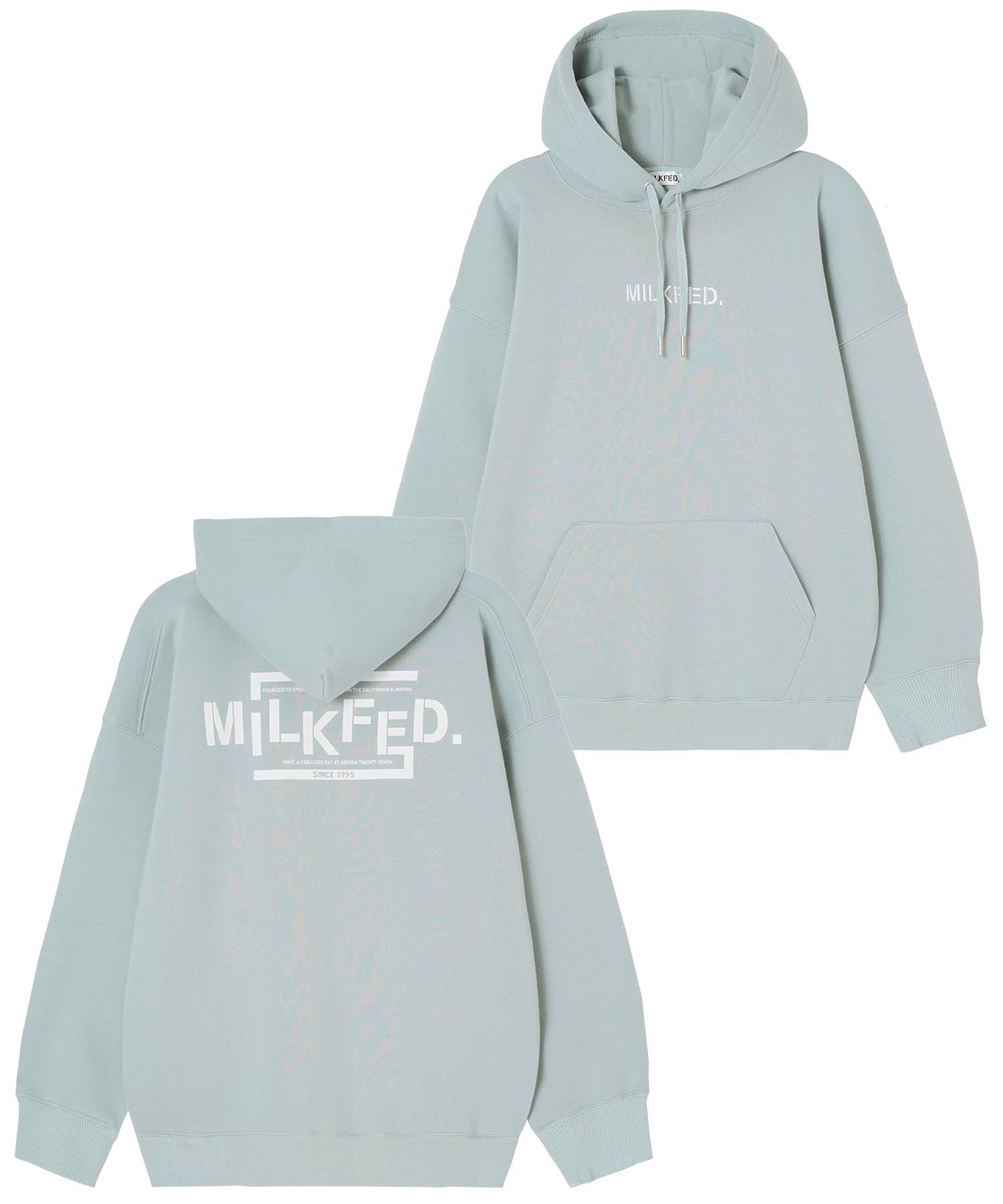 STENCIL BIG SWEAT HOODIE MILKFED.