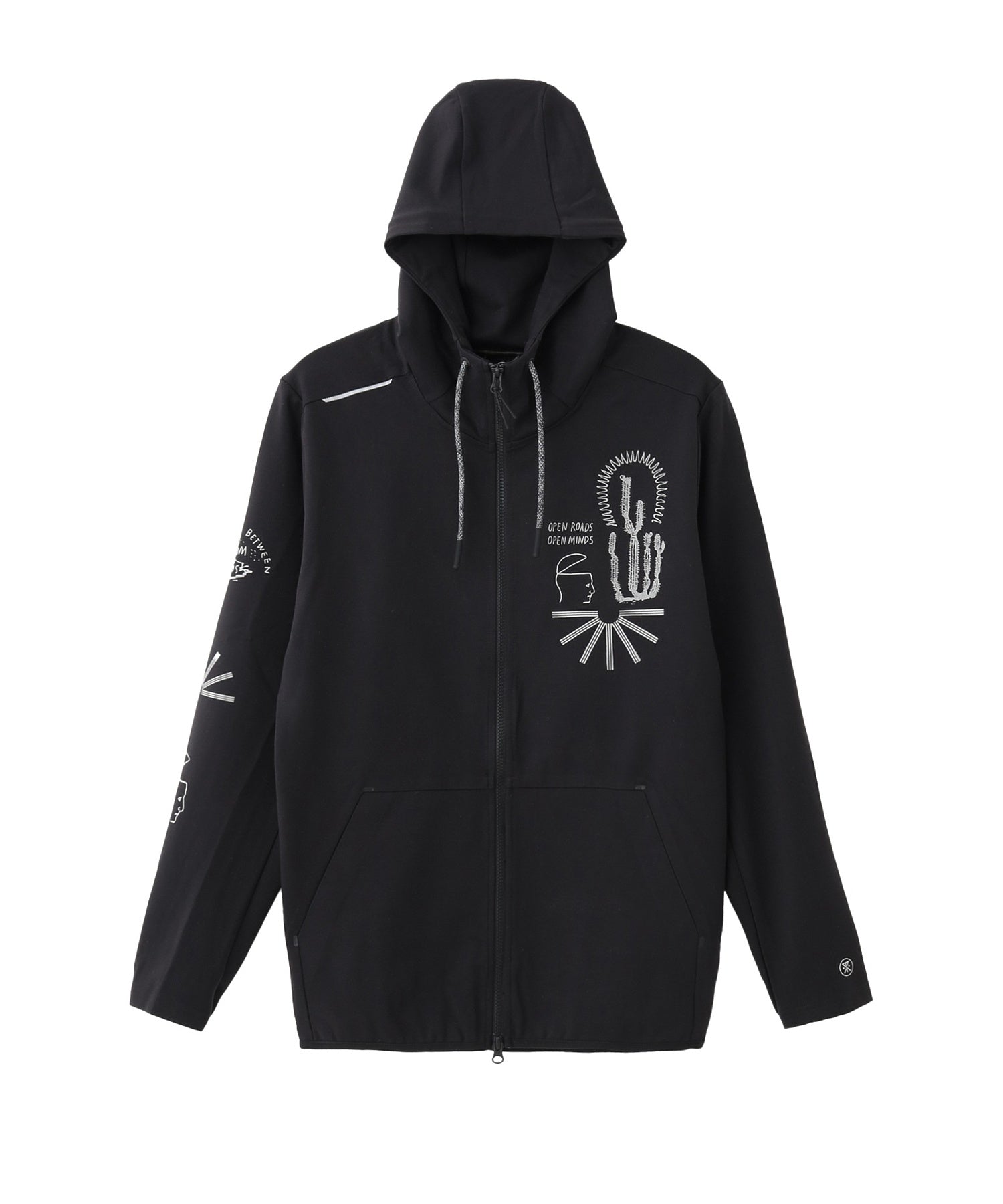 RUN AMOK/ロアーク/EL MORRO ZIP FLEECE 2.0 RF374-BLK