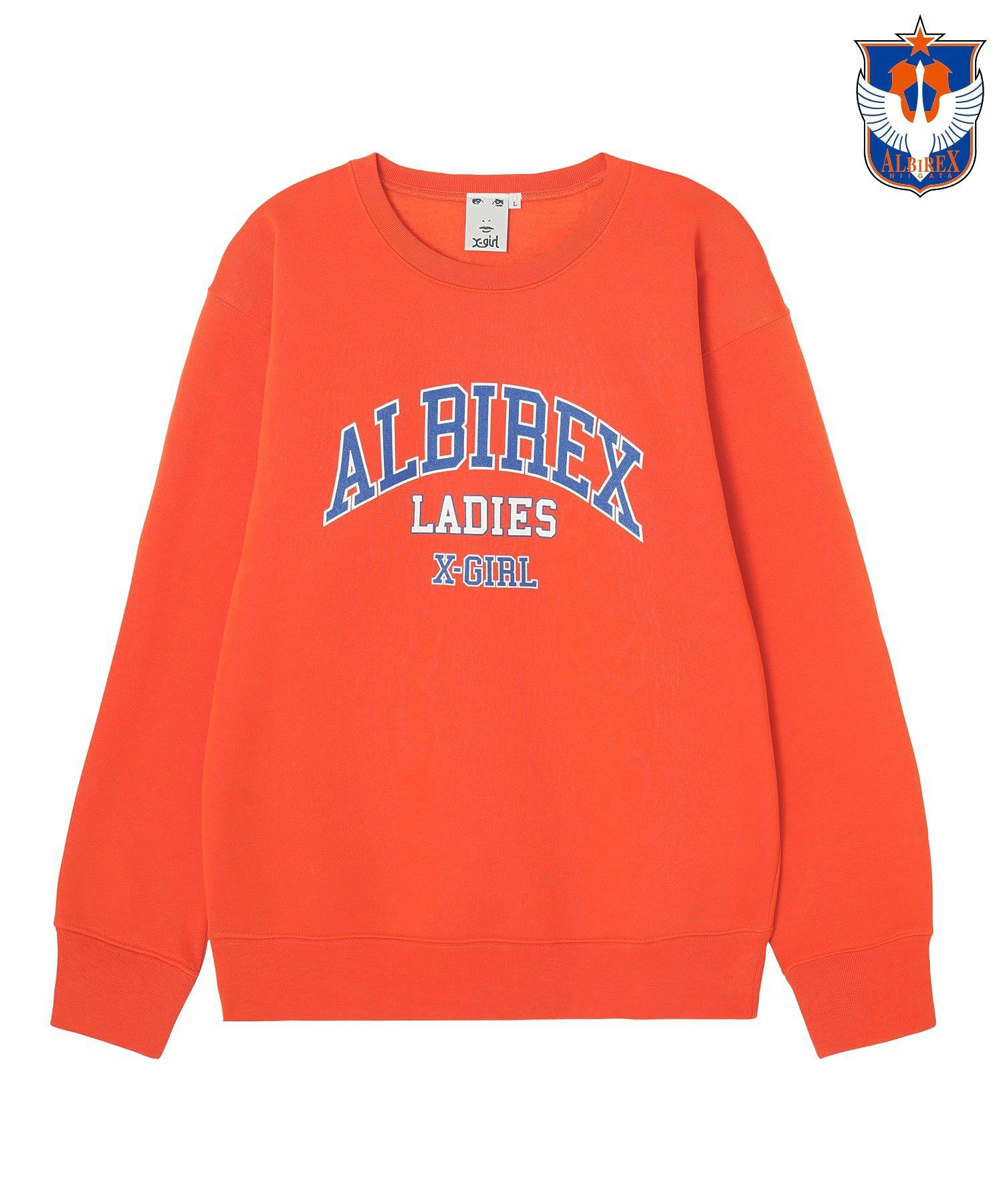 WEリーグ|ALB L COLLEGE LOGO CREW SWEAT/アルビレックス新潟レディース/ALBIREX カレッジロゴクルースウェット