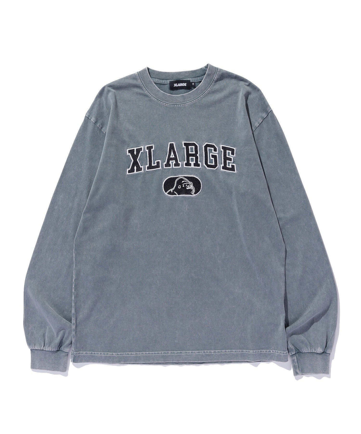 OVERDYED COLLEGE LOGO L/S TEE