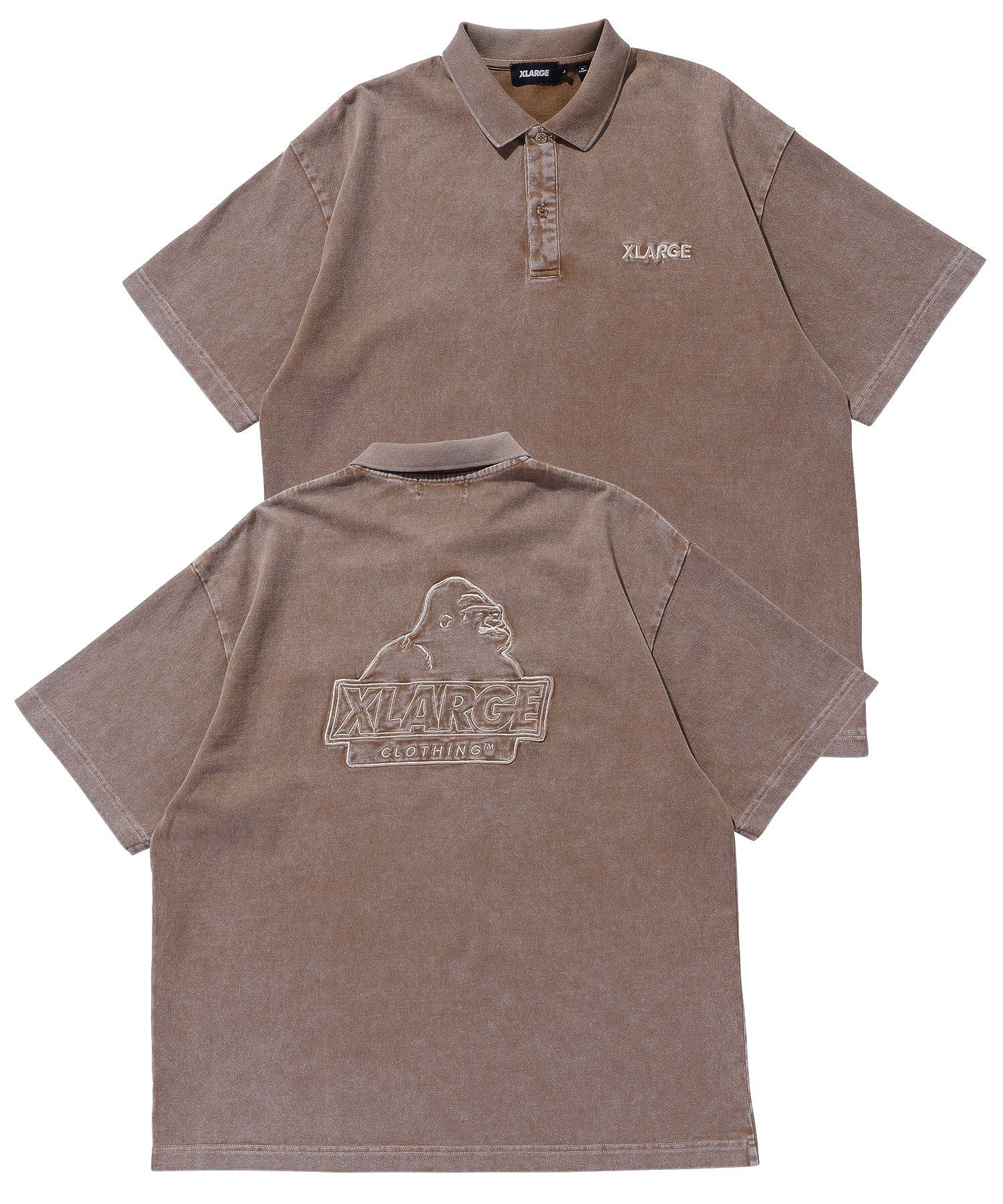 CHEMICAL WASH SLANTED OG POLO SHIRT