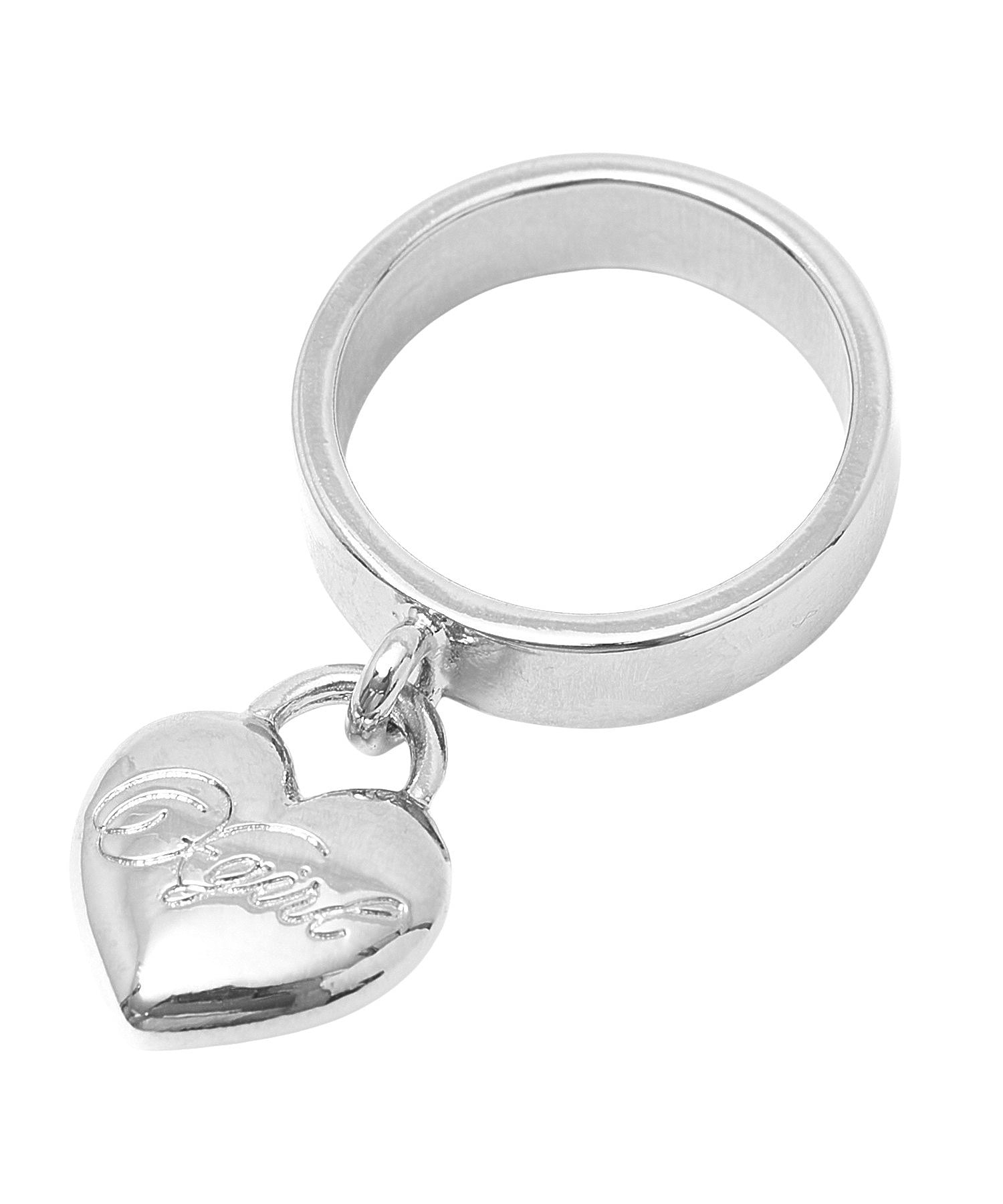 HEART PADLOCK RING