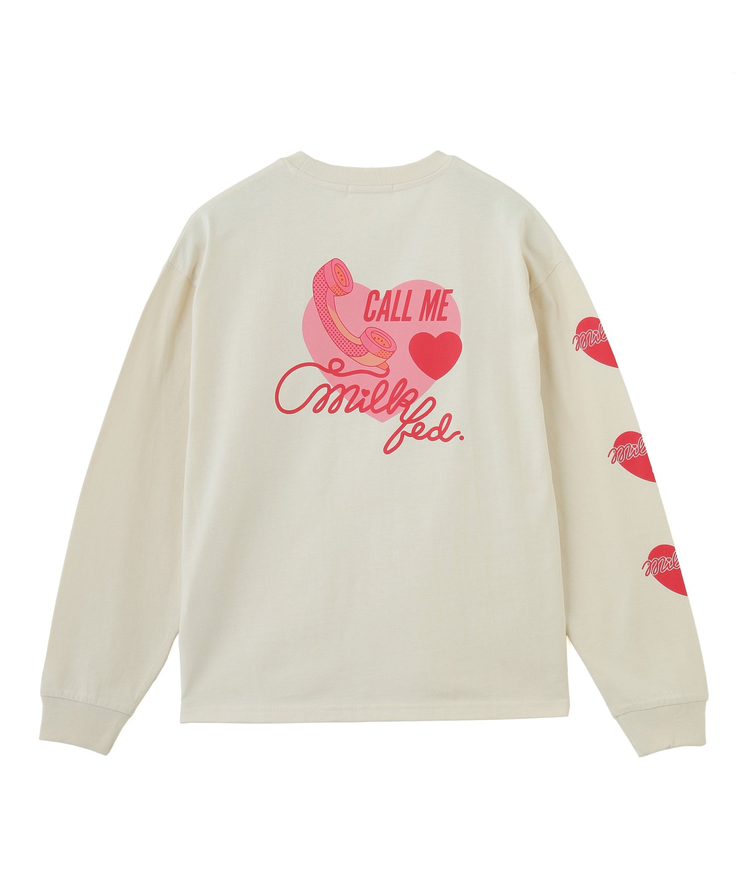 HEART AND PHONE WIDE L/S TEE