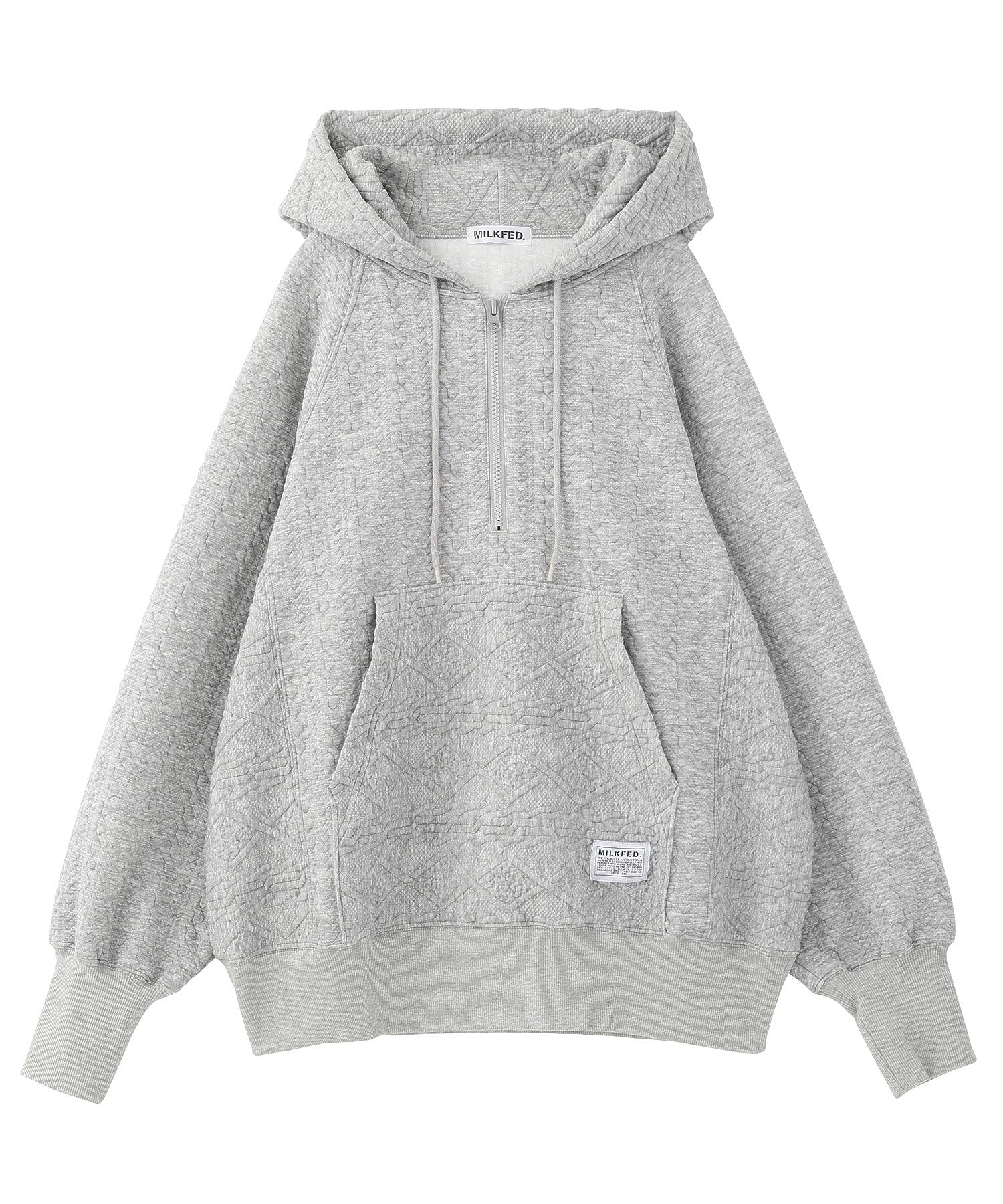 JACQUARD RAGLAN HOODIE MILKFED.