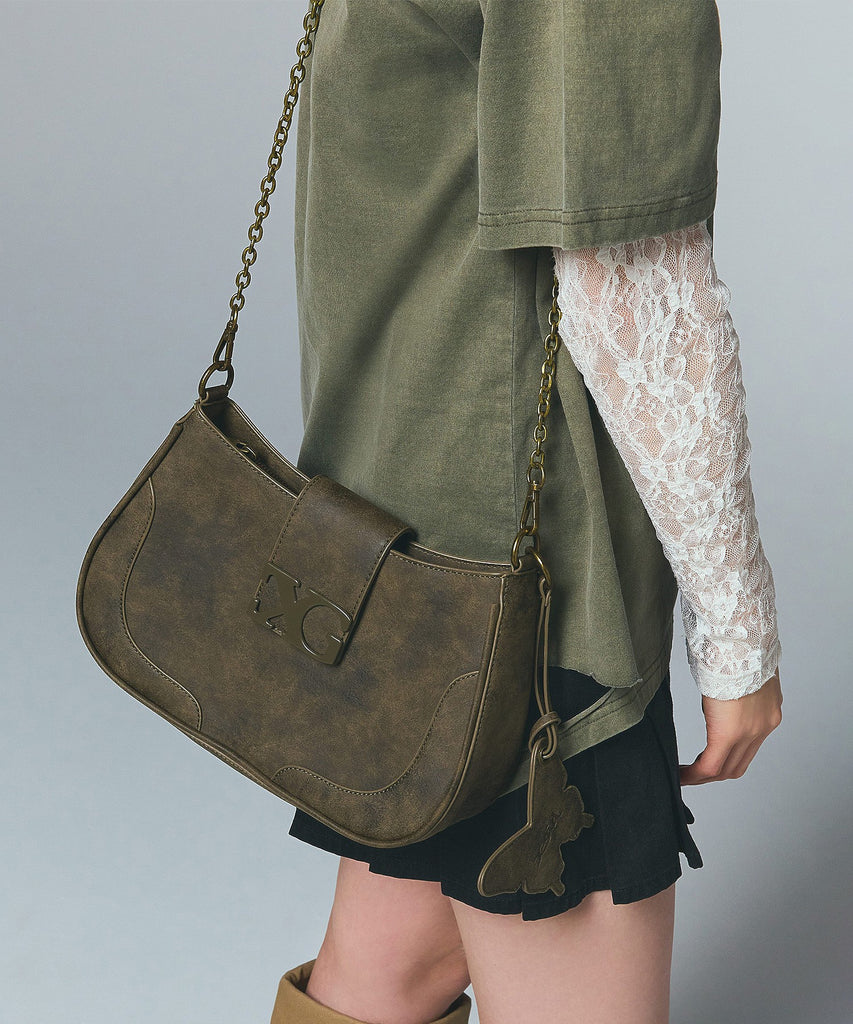 X-girl / LOGO MARK FAUX LEATHER BAG – calif（カリフ）公式サイト